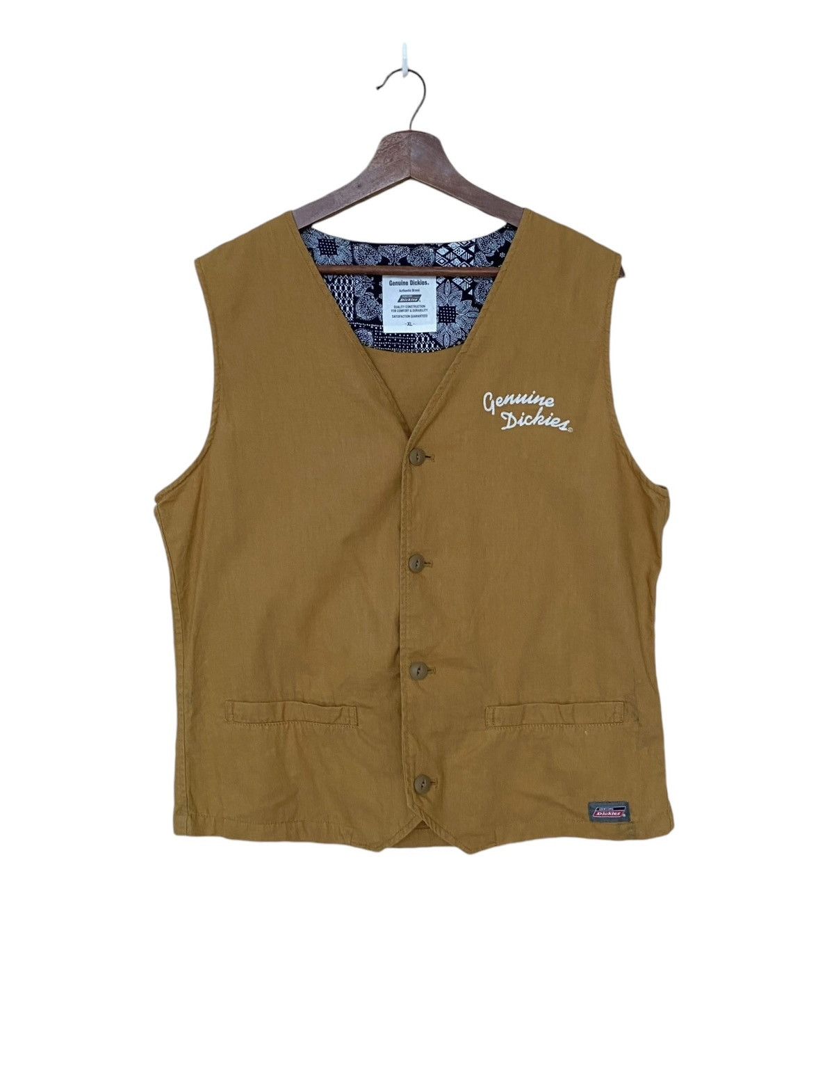 Dickies × Vintage Vintage Brand Dickies Duck Canvas Vest 2000s Size US XL / EU 56 / 4 - 1 Thumbnail