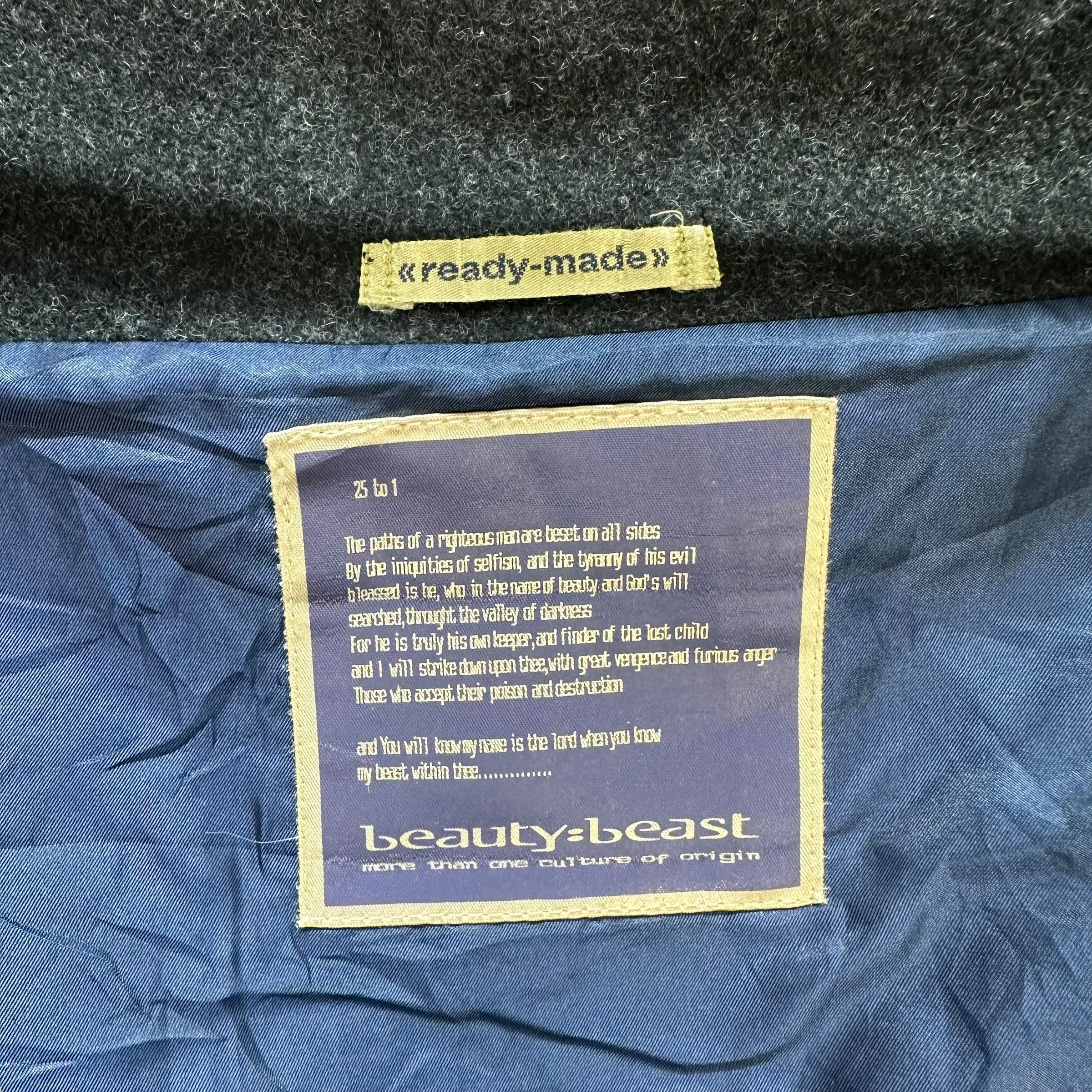 Beauty Beast BEAUTY BEAST Stand Collar READYMADE Jacket #A40-0922 Size M / US 6-8 / IT 42-44 - 7 Thumbnail