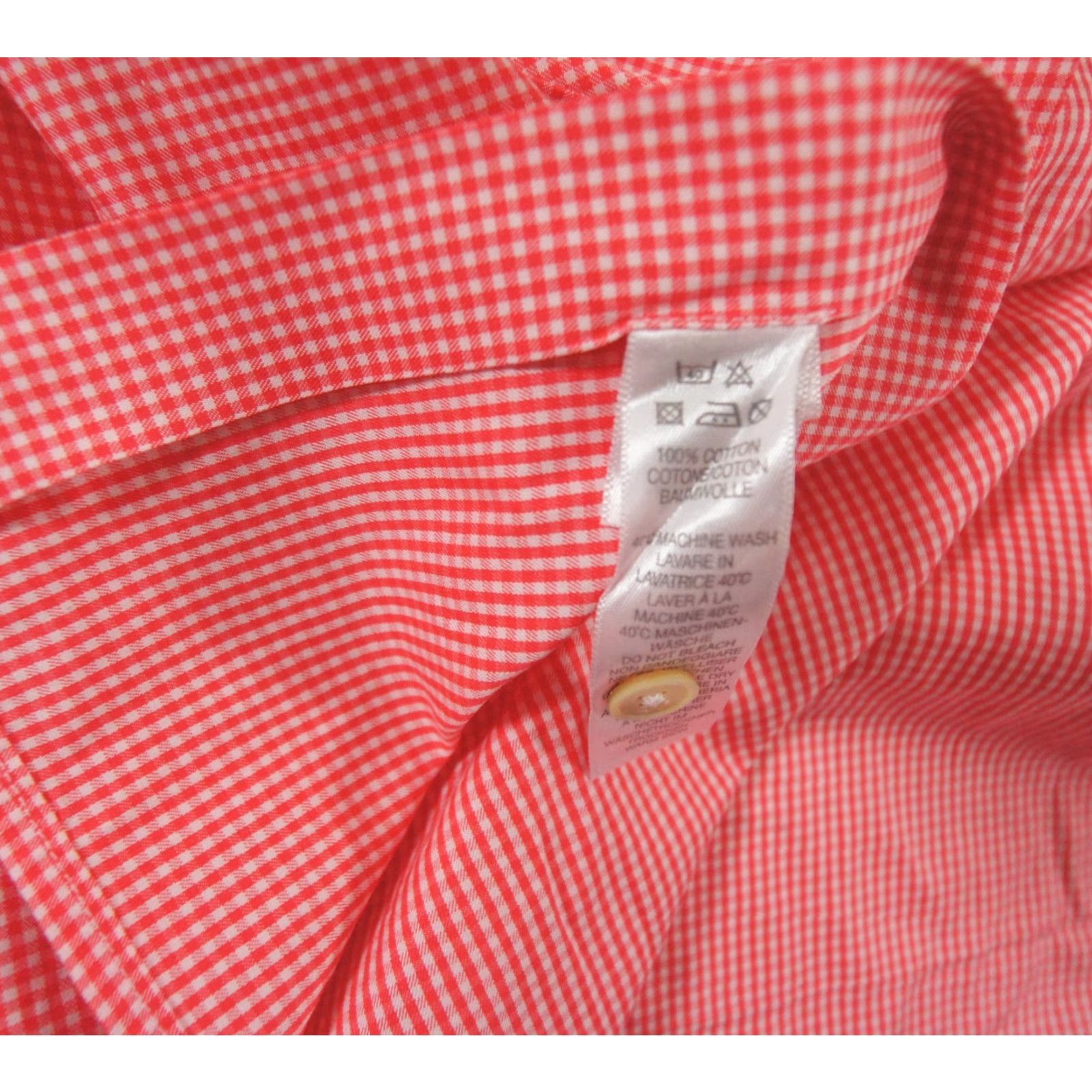 Paul Smith VINTAGE Paul Smith Men's Shirt Long Sleeve Button Up Collared Check Red Adult 16 Casual Business Wedding Size US L / EU 52-54 / 3 - 7 Thumbnail