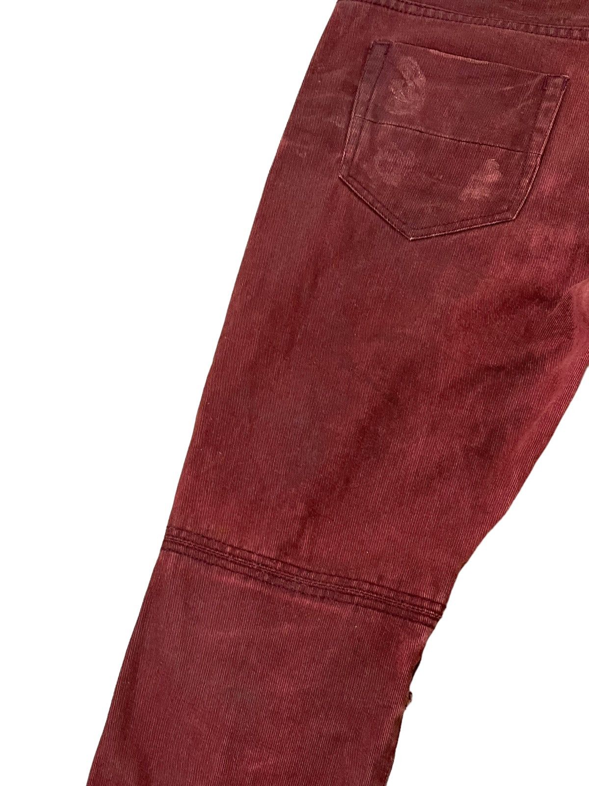 Japanese Brand Hagi Jeans Semantic Design Biker Cropp Regular Straight 8🟦0 Size US 33 - 16 Thumbnail