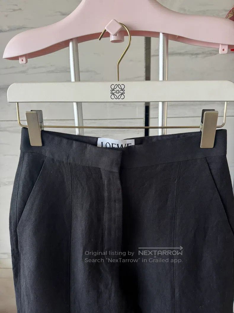 Loewe Loewe High-Waisted Flared Leg Long Trousers Size 24" / US 00 / IT 34 - 5 Thumbnail