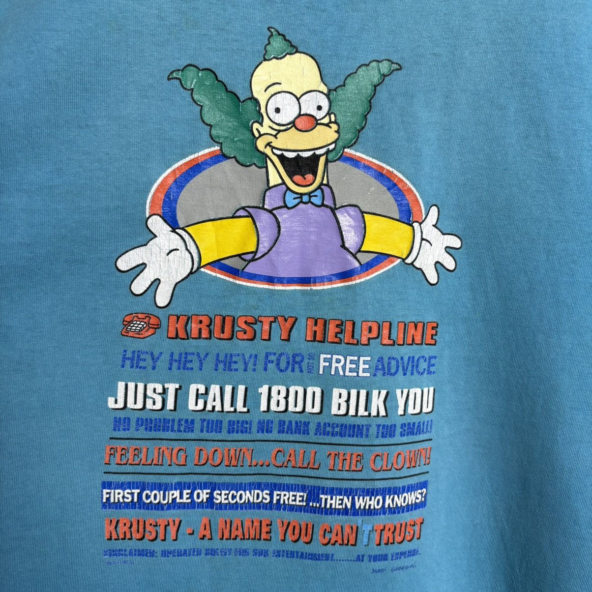 Vintage Vintage 90s Simpson Homer Clown Cartoon Parody Movie T-Shirt Size US L / EU 52-54 / 3 - 3 Thumbnail