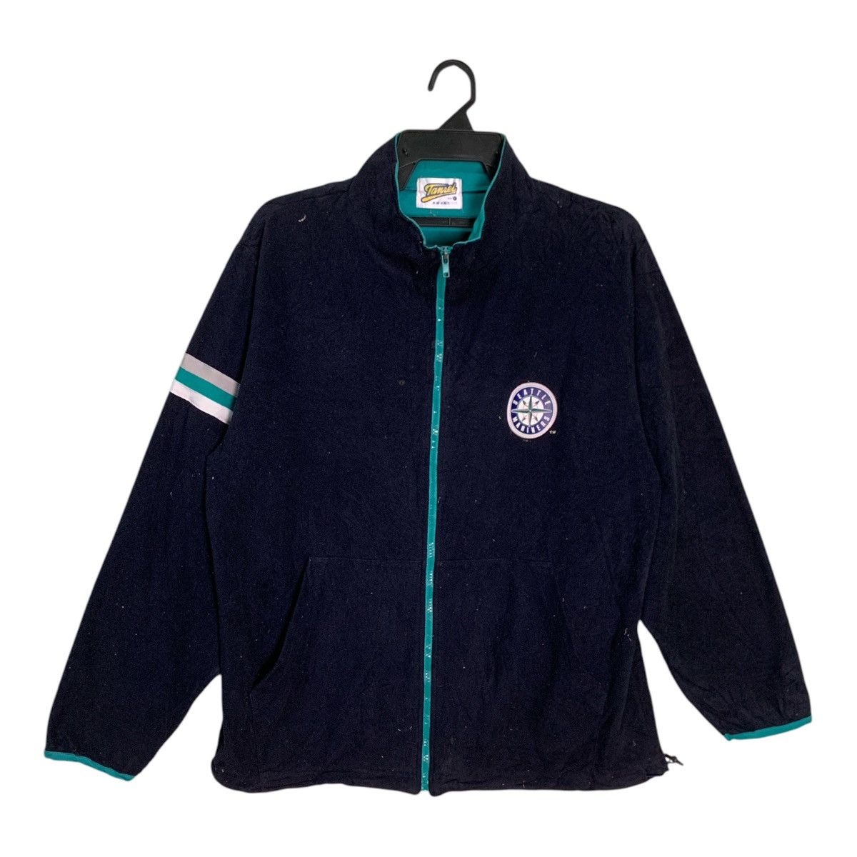 Japanese Brand × Vintage Rare Design Vintage Seattle Mariners Zipper Fleece Sweater Size US M / EU 48-50 / 2 - 1 Thumbnail