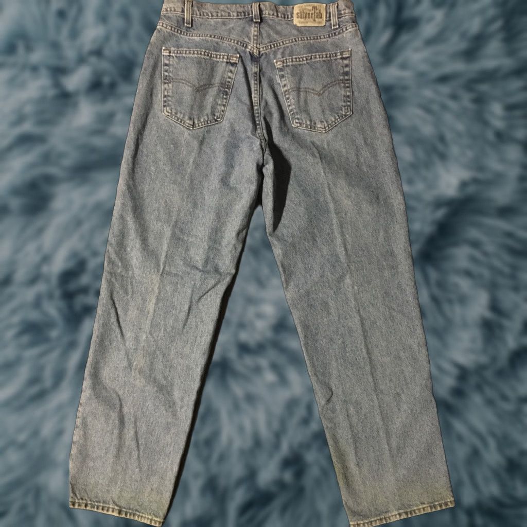 Levi's VINTAGE Levi’s Silvertab Jeans 500 Series 90s Loose 35/32 USA Blue Denim Grunge Skater Mens Pants Size US 36 / EU 52 - 1 Thumbnail