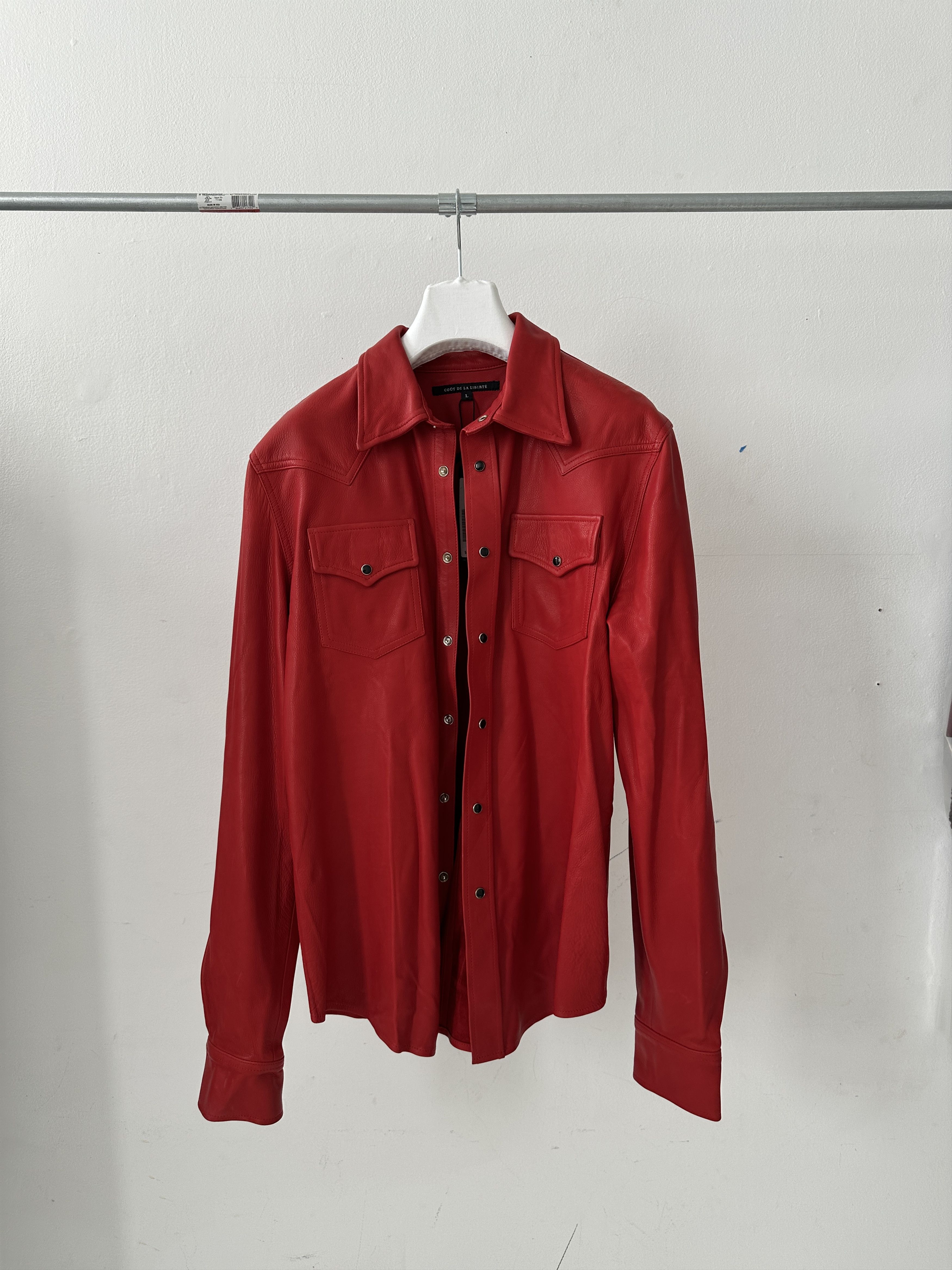 Cout de la Liberte $3690 Cout De La Liberte Calfskin Leather Western Jacket Size US L / EU 52-54 / 3 - 1 Thumbnail