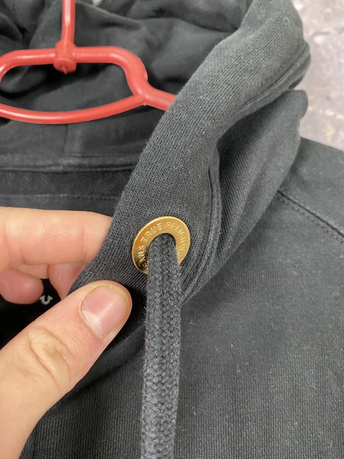 True Religion × Vintage Men’s True Religion Hoodie Black Streetwear Size Medium Size US M / EU 48-50 / 2 - 8 Thumbnail