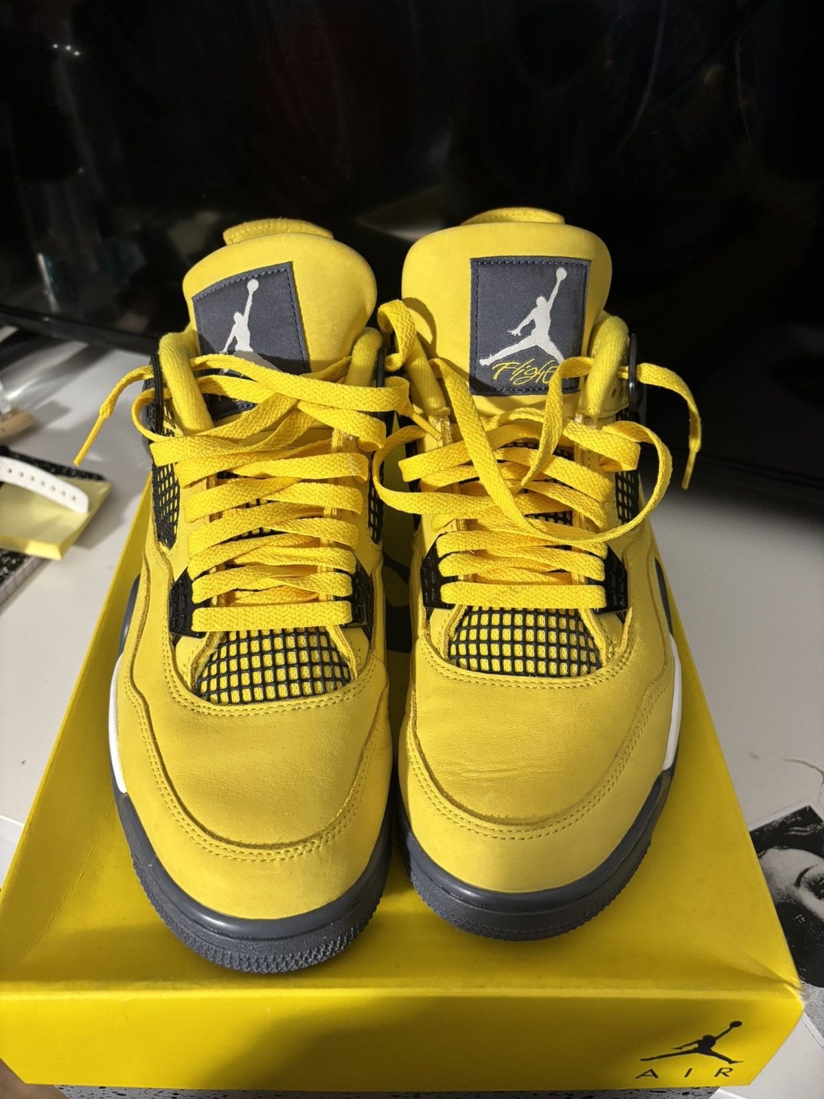 Jordan Brand Air Jordan 4 Retro 'Lightning' 2021 Size US 9.5 / EU 42-43 - 2 Thumbnail