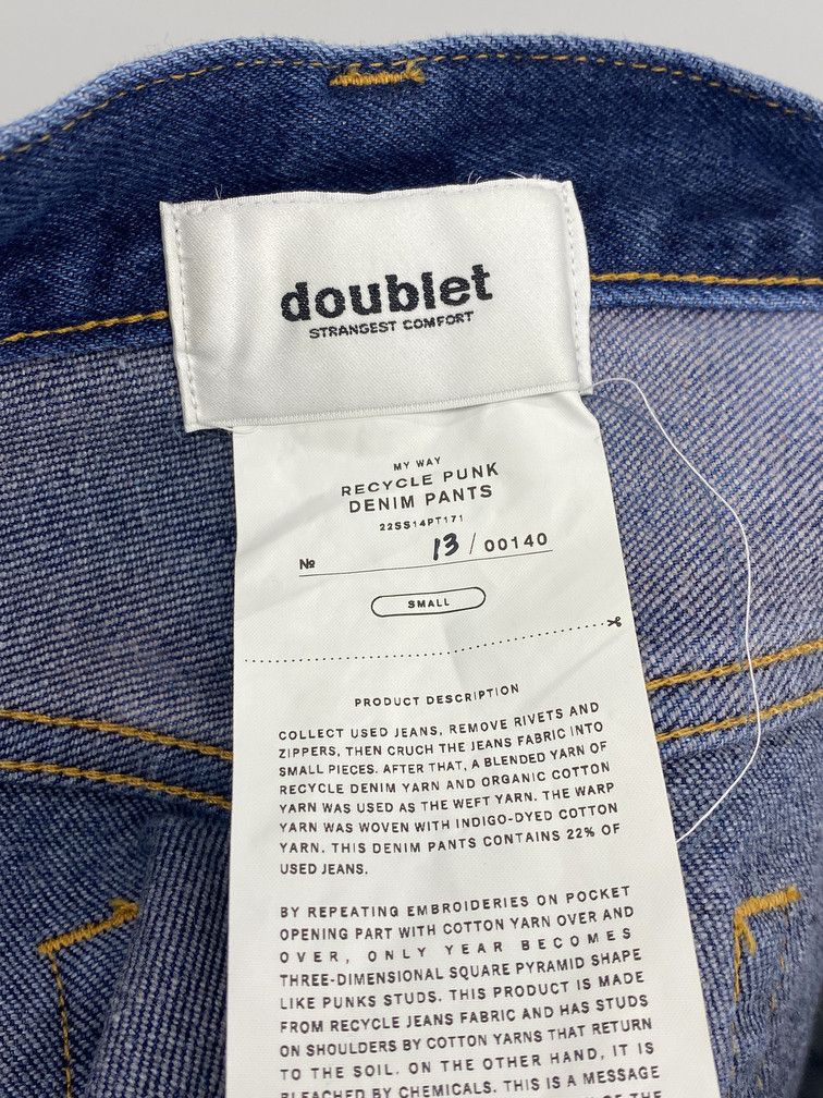 Doublet Recycle Punk Denim Size US 30 / EU 46 - 5 Thumbnail