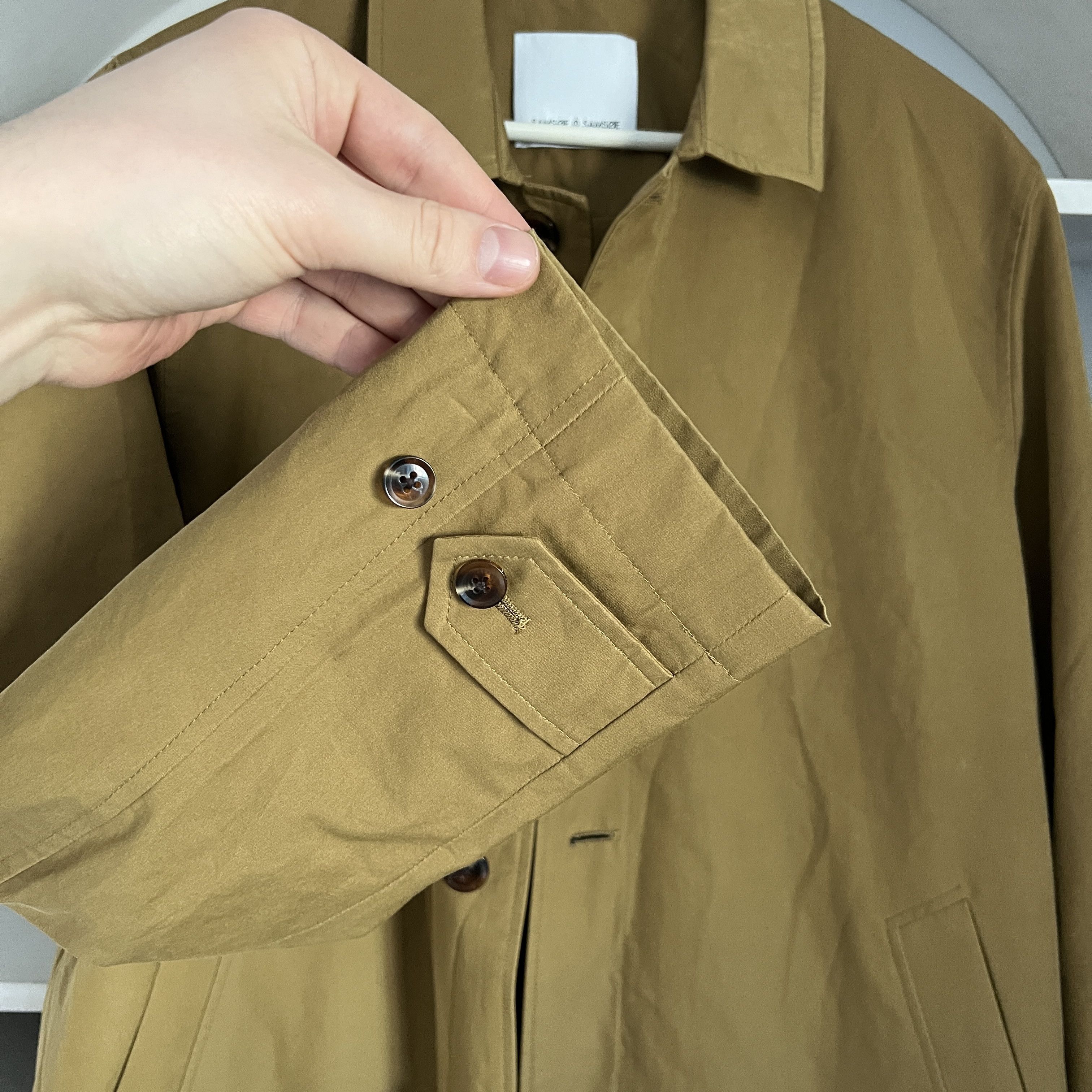 Japanese Brand × Samsoe Samsoe Men's SAMSOE SAMSOE BUSHMEN Long Brown Bronze Coast Size XL Size US XL / EU 56 / 4 - 6 Thumbnail