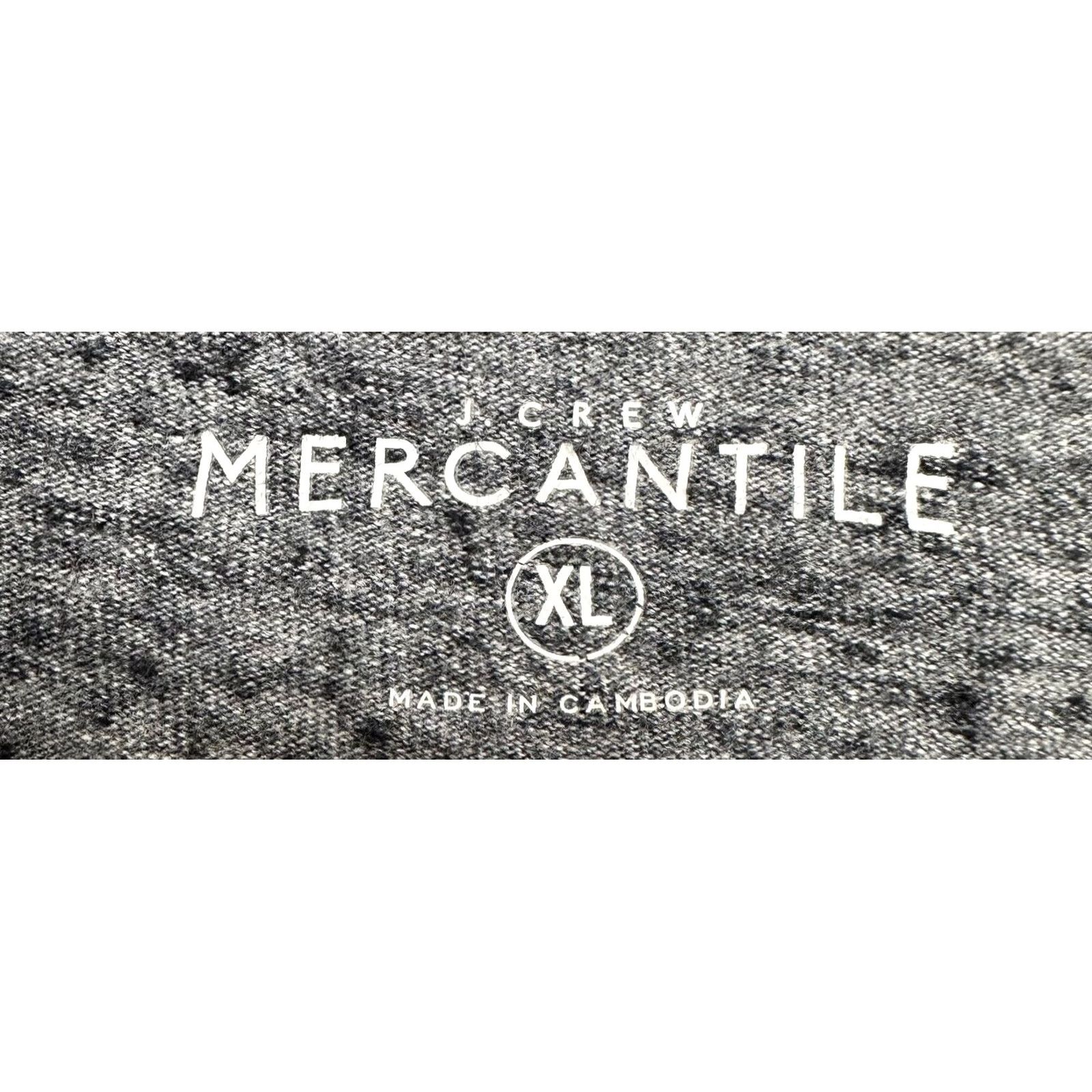 J.Crew J. Crew Mercantile Mens XL Henley Sweatshirt Pullover Grey Heather Cotton Sweatshirt Casual Pullover Henley Mens XL Gray Heather - no extra info Size US XL / EU 56 / 4 - 5 Thumbnail
