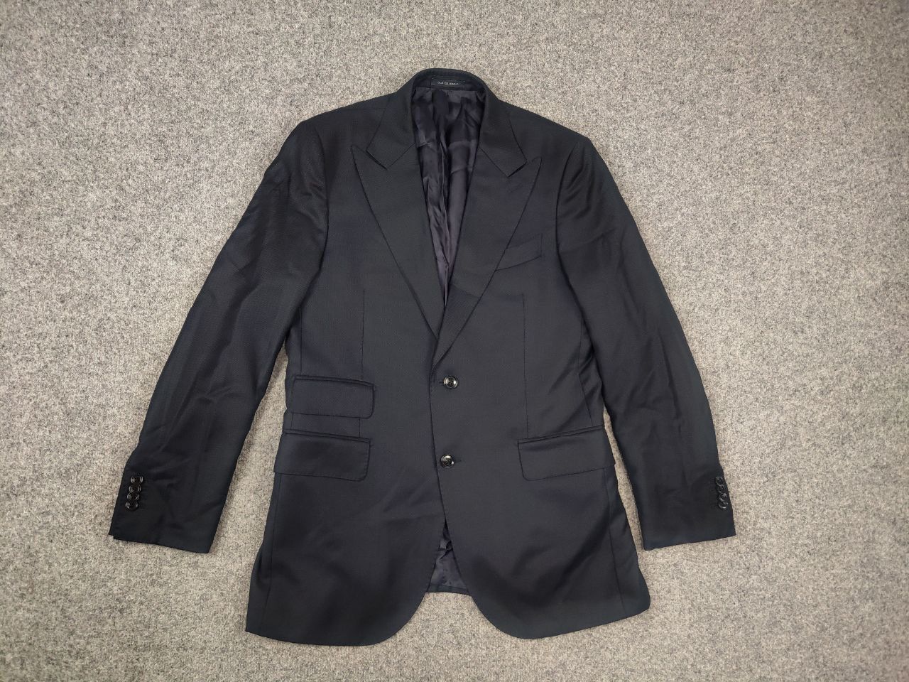 Suitsupply Suitsupply la spalla Super 110s fit Wool Navy Blazer Jacket Size US L / EU 52-54 / 3 - 2 Thumbnail
