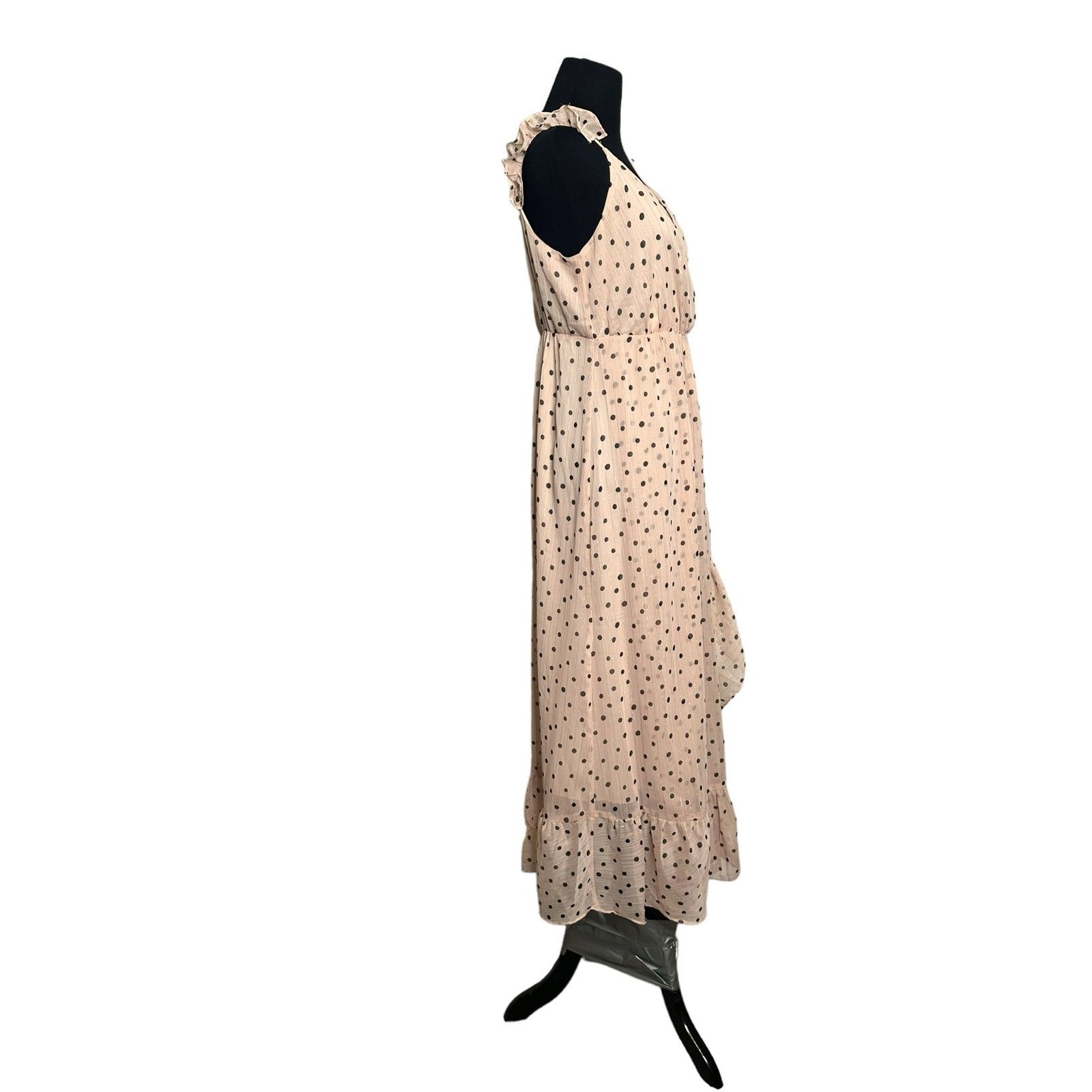 Madewell Madewell Polka Dots Ruffle Straps Maxi Dress Size 4 Size S / US 4 / IT 40 - 6 Thumbnail