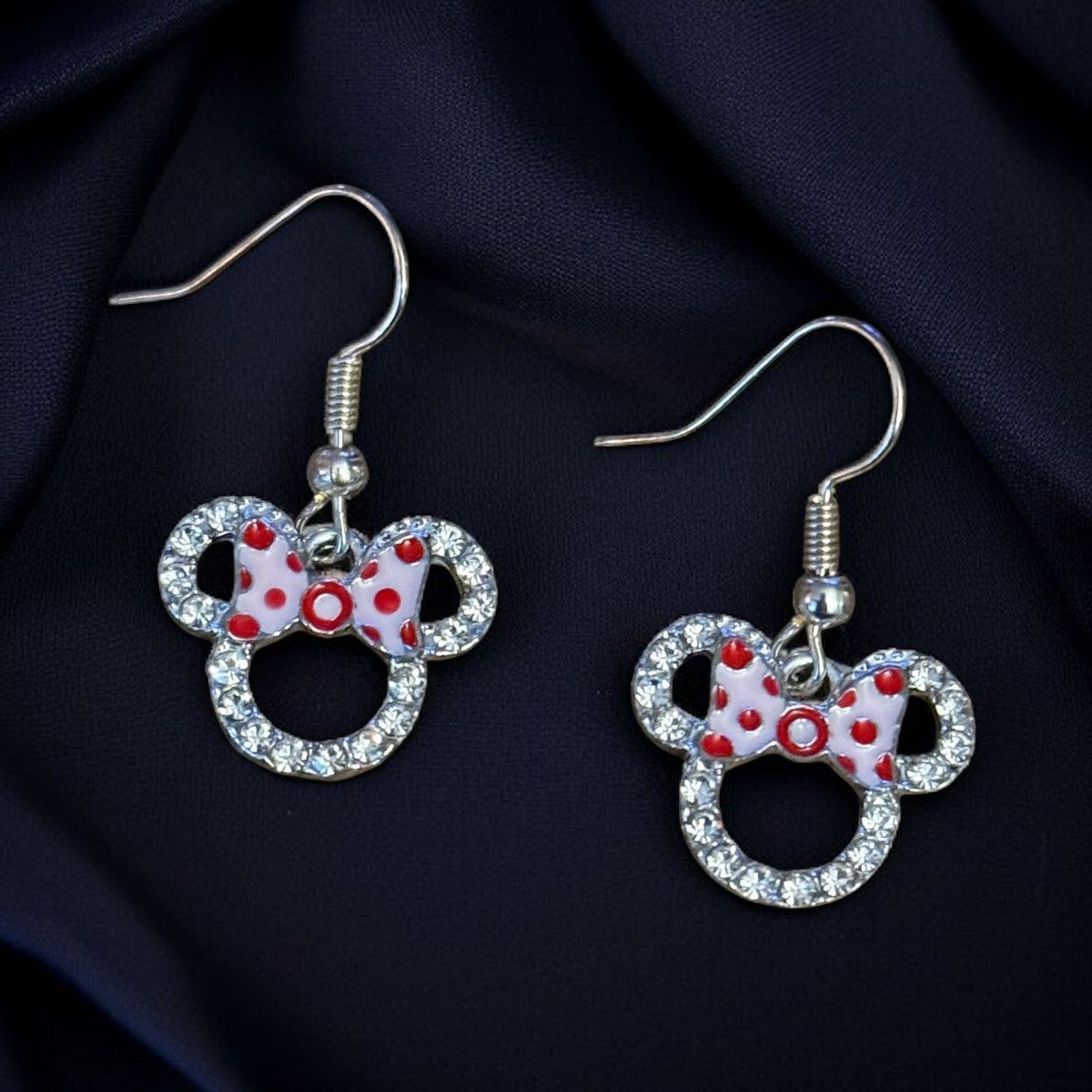 Other Minnie Mouse dangle earrings Size ONE SIZE - 1 Thumbnail
