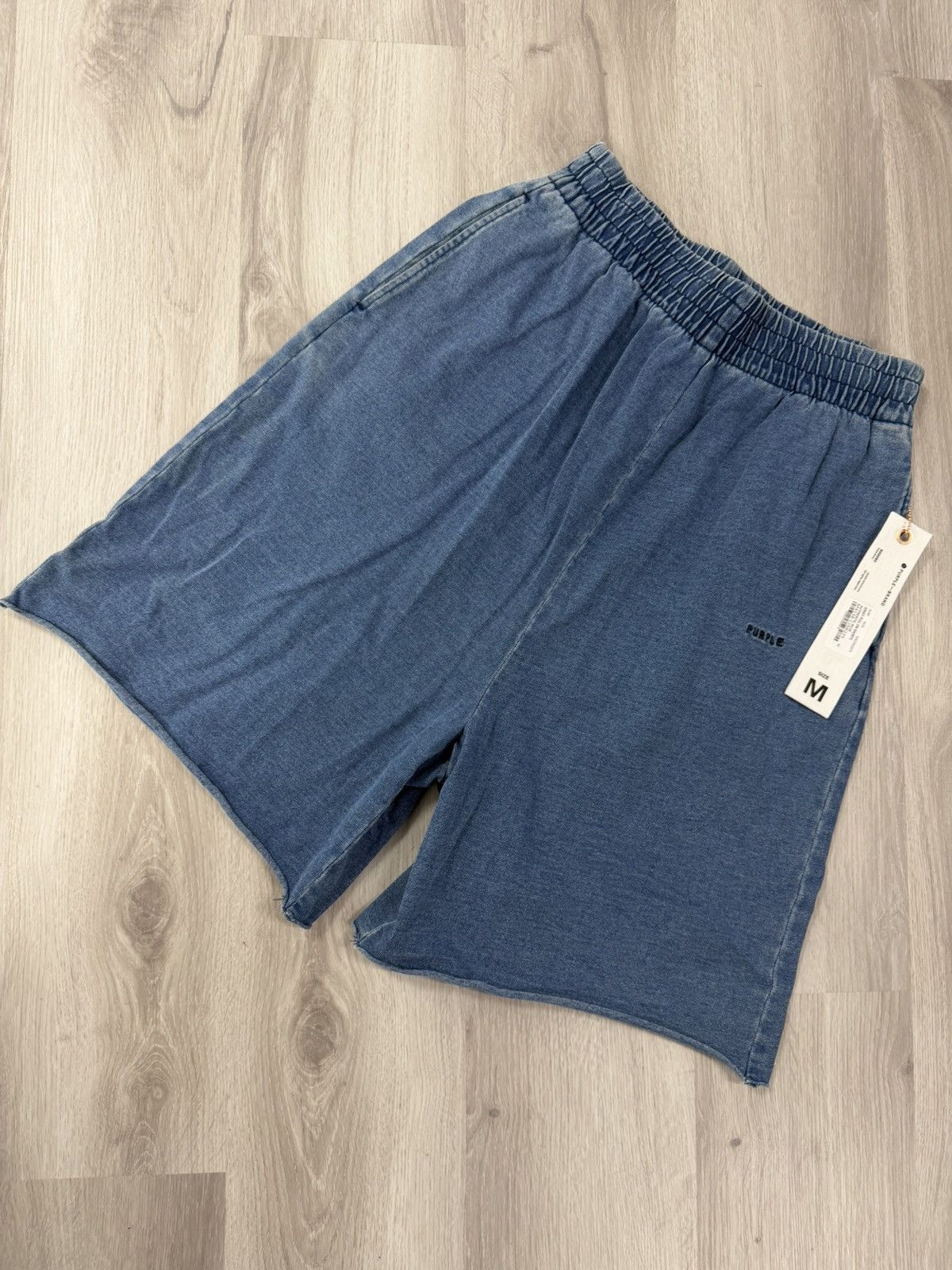 Purple Brand Purple Brand Jersey Pull-On Shorts Authentic Blue Size US 32 / EU 48 - 1 Thumbnail