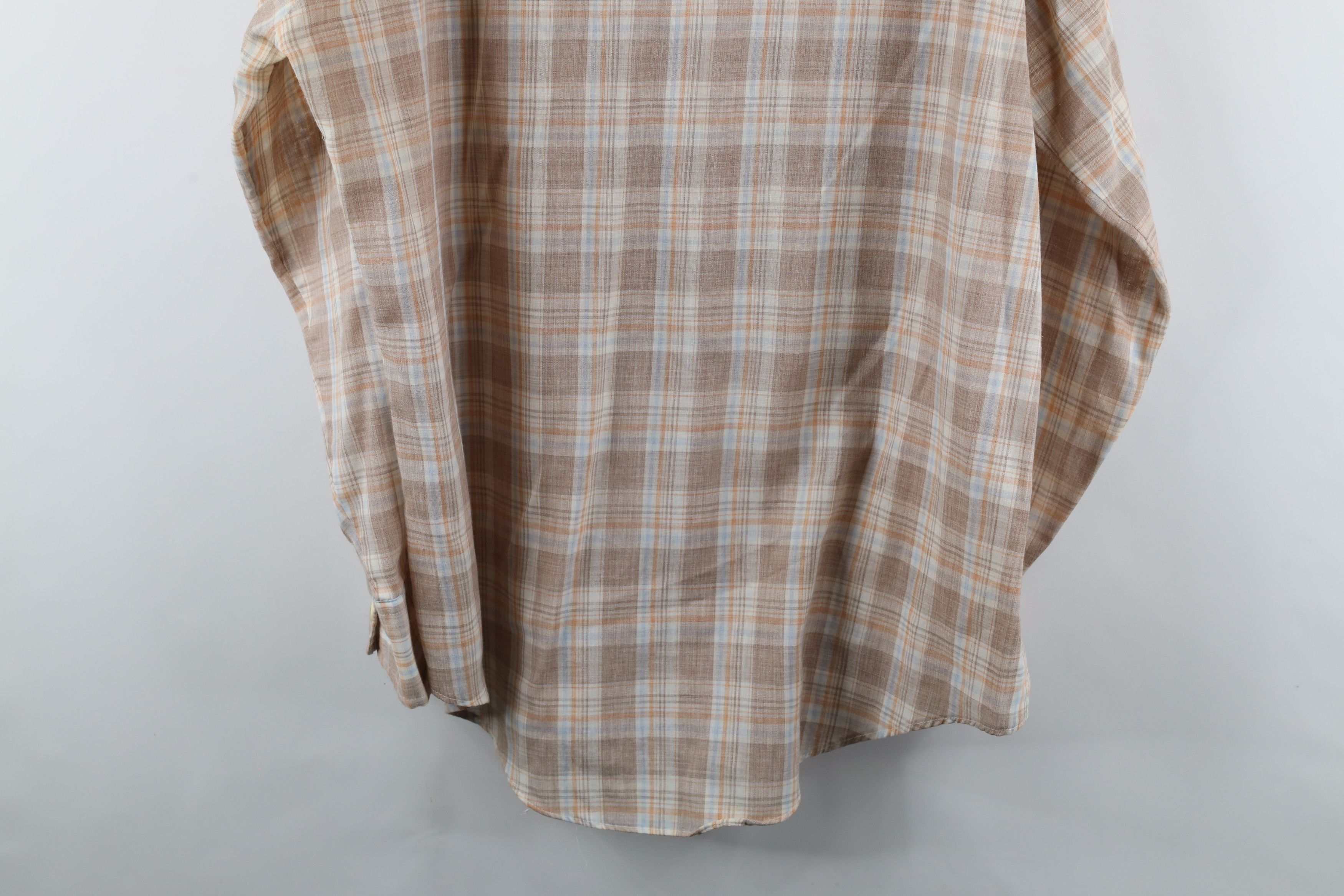 Vintage Vintage 70s Streetwear Rodeo Collared Button Shirt Plaid Size US L / EU 52-54 / 3 - 12 Thumbnail