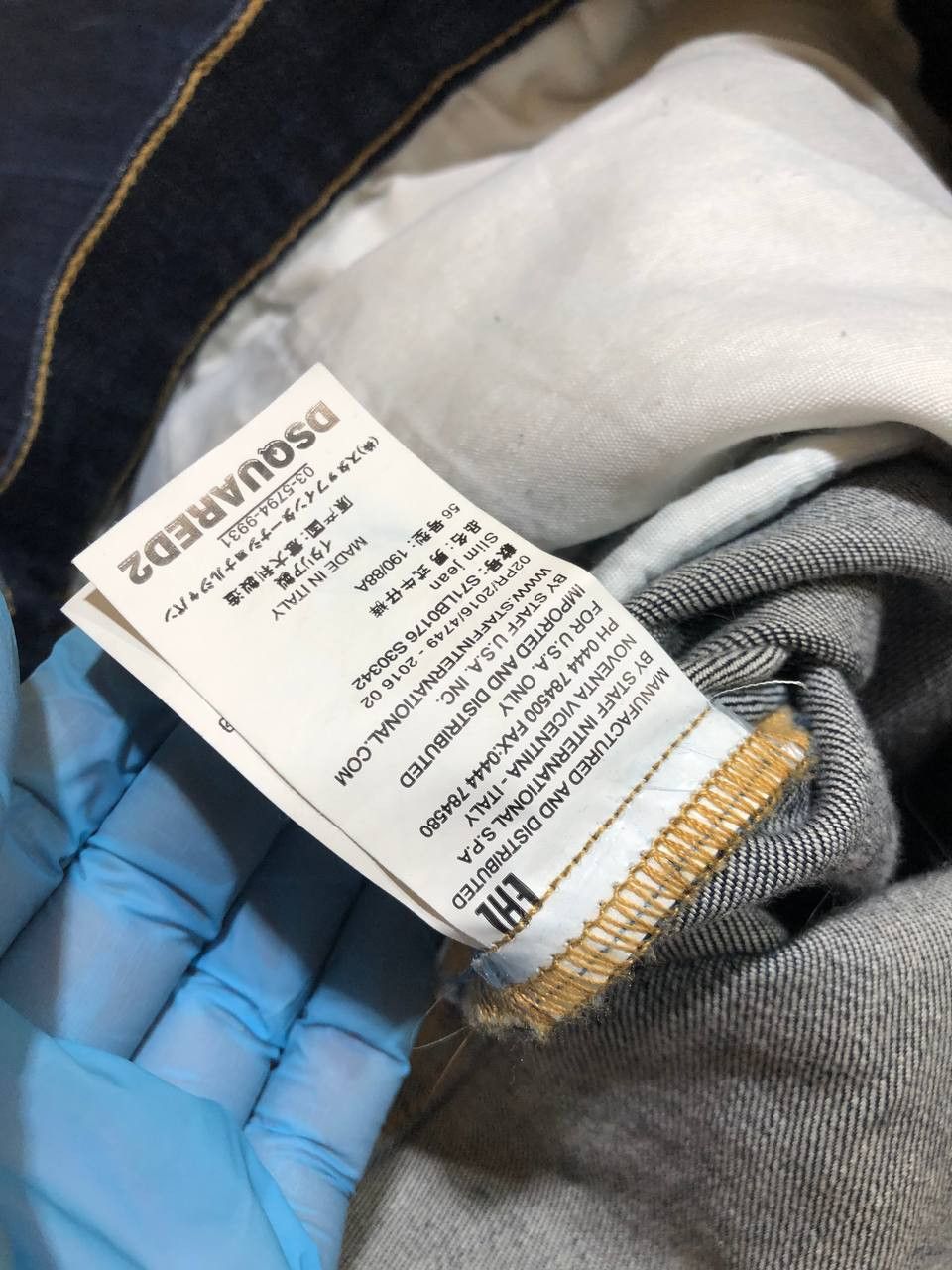 Dsquared2 Dsquared2 denim DAN overshirt with logo print Size US M / EU 48-50 / 2 - 3 Thumbnail