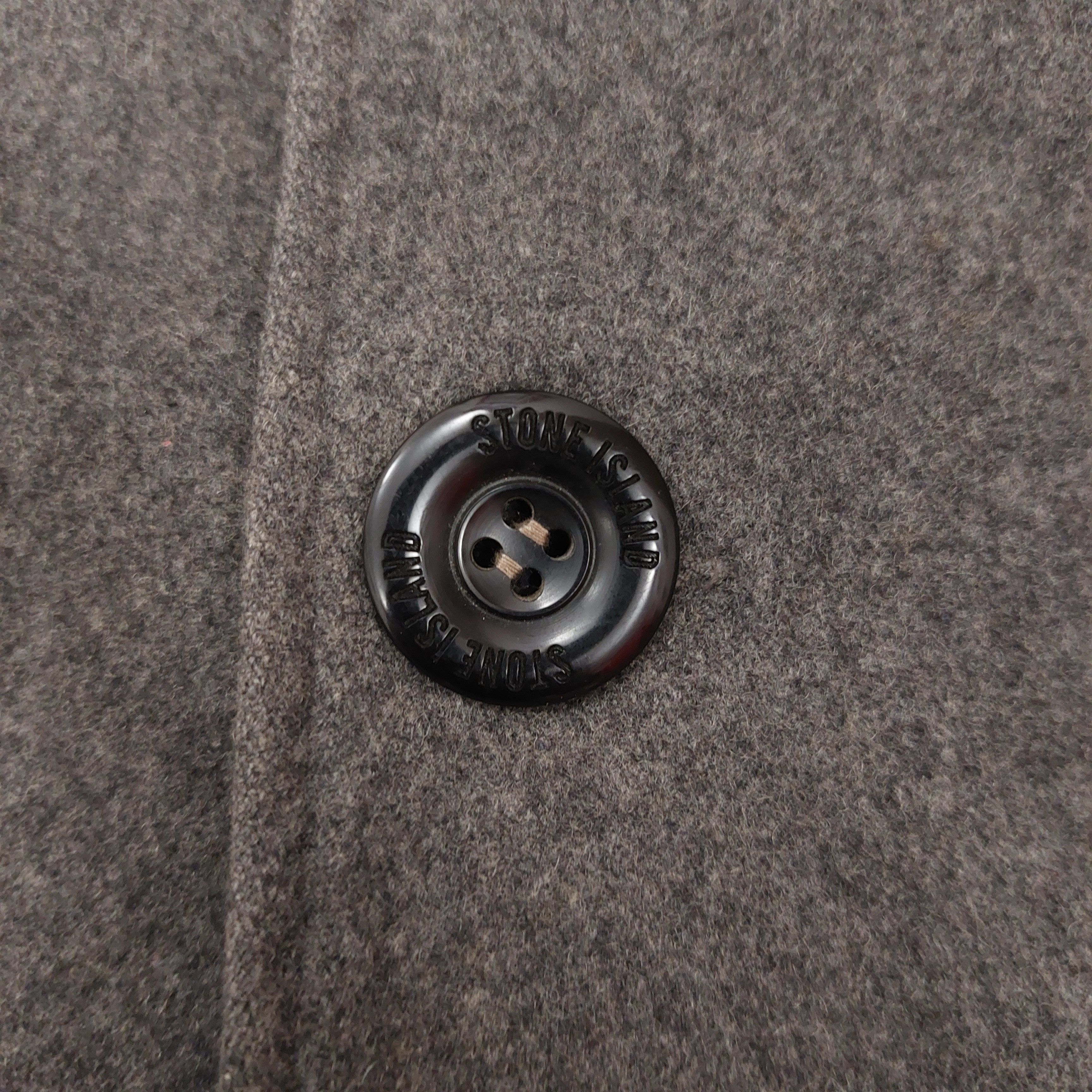 Stone Island Stone Island Vintage Wool field Jacket Grey XL green badge Size US XL / EU 56 / 4 - 9 Thumbnail