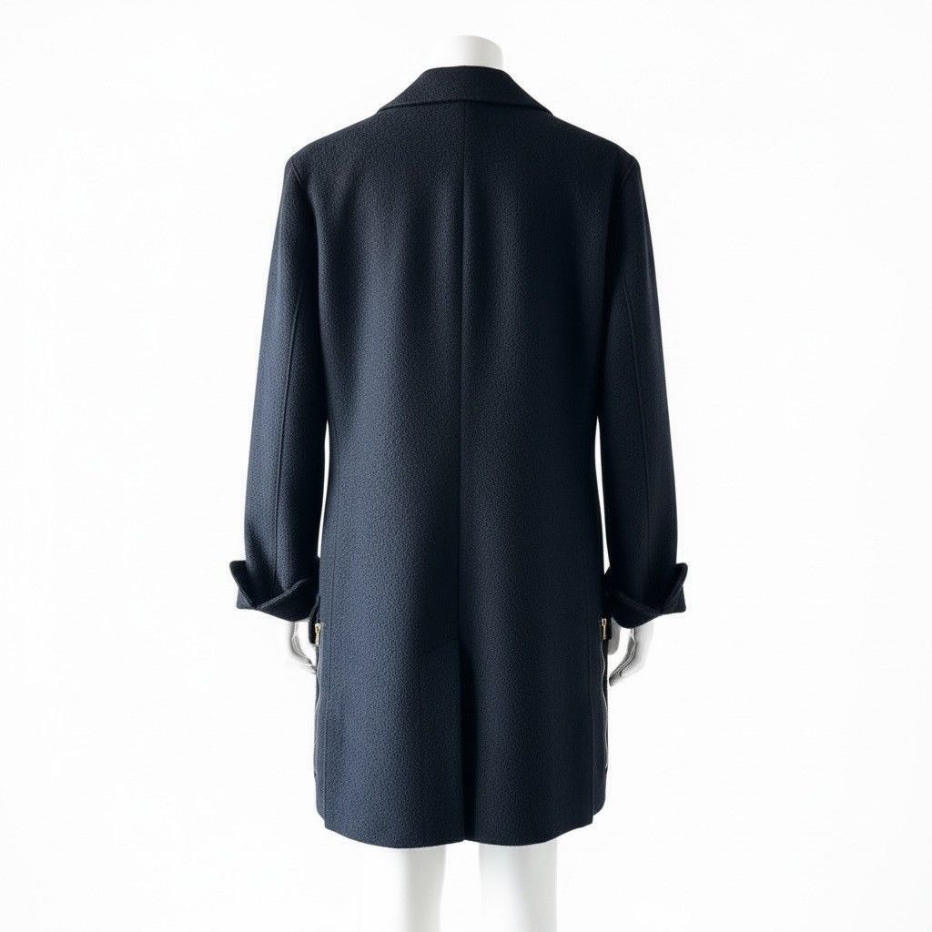 Marni Vintage Marni Wool Coat Black IT 40 US 6 Winter 2009 Unlined Size S / US 4 / IT 40 - 4 Thumbnail