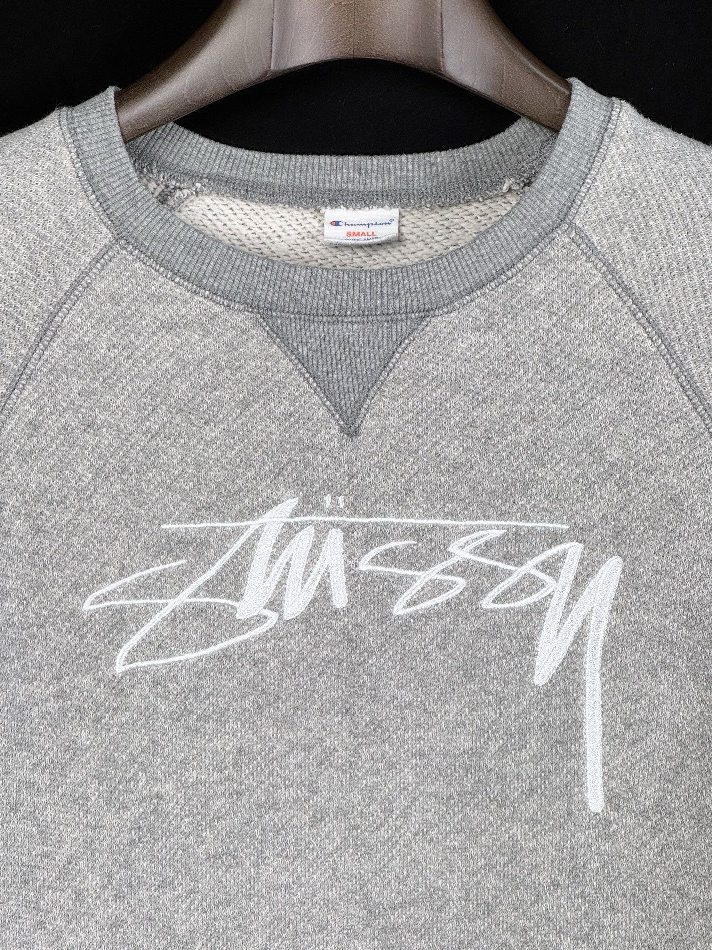 Champion Champion × Stussy Embroidered Logo Crew Size US S / EU 44-46 / 1 - 2 Thumbnail
