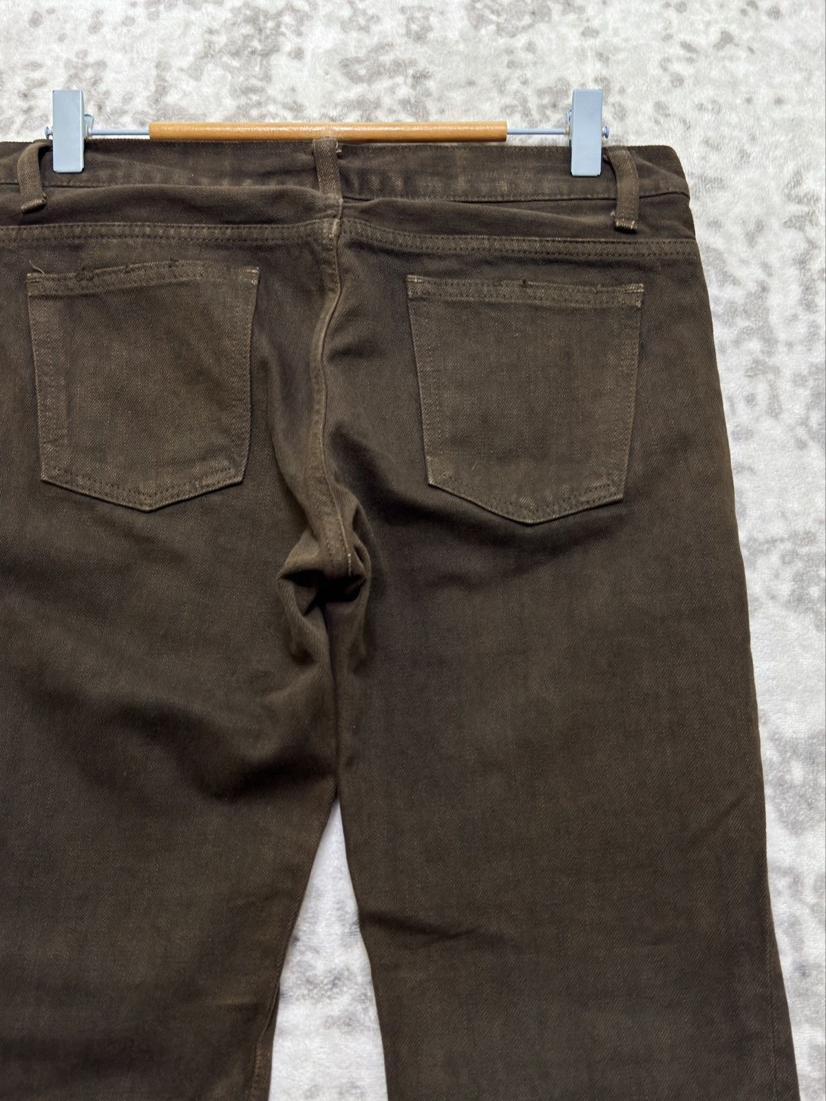 Johnbull Vintage John Bull Brown Flare Bootcut Denim Size US 30 / EU 46 - 9 Thumbnail