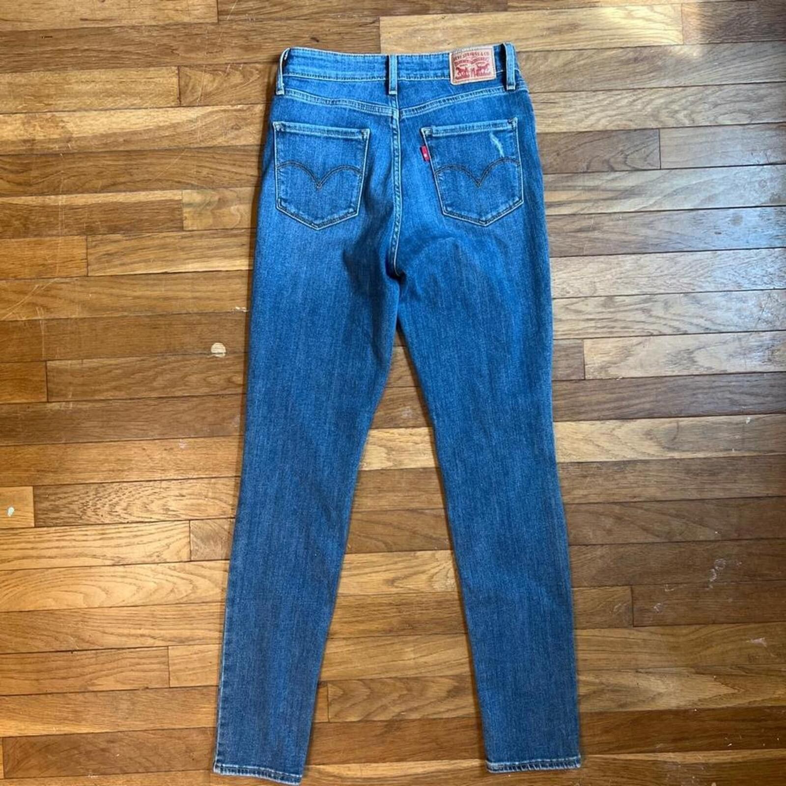 Levi's Levi’s 721 High Rise Skinny Jean Size 27" / US 4 / IT 40 - 3 Thumbnail