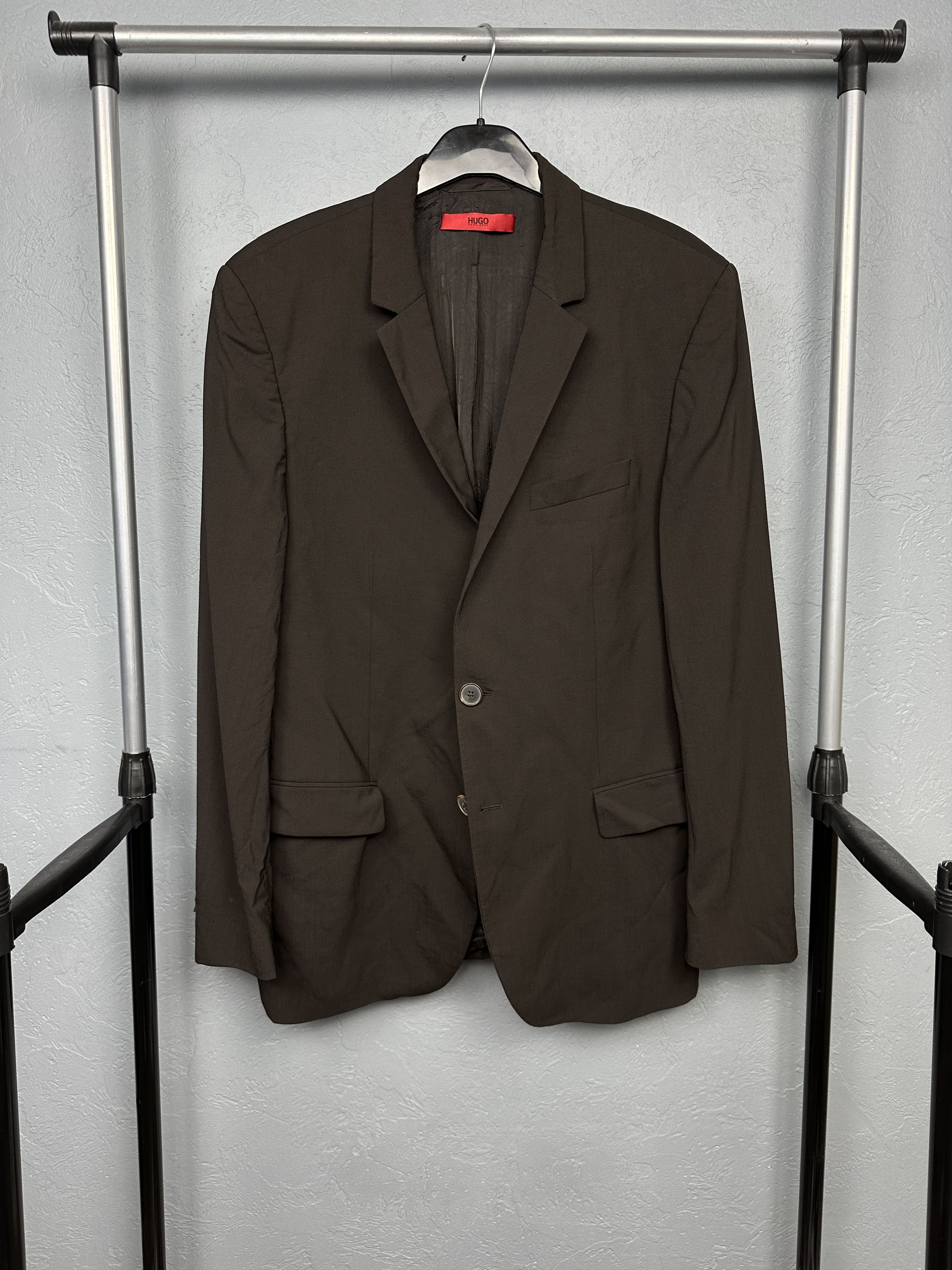 Hugo Boss Hugo Boss Vintage Mens Wool Blazer Jacket Size US L / EU 52-54 / 3 - 1 Thumbnail