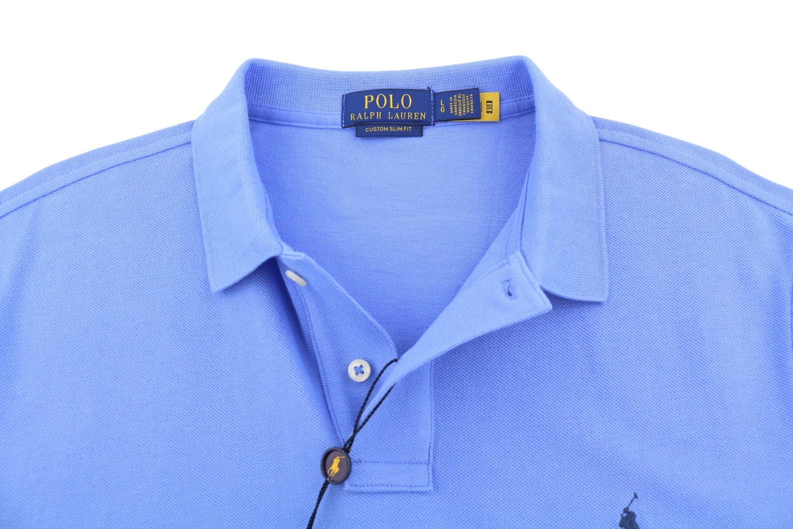 Ralph Lauren CUSTOM SLIM FIT L Blue Embroidered Logo 87900 Size US L / EU 52-54 / 3 - 5 Thumbnail