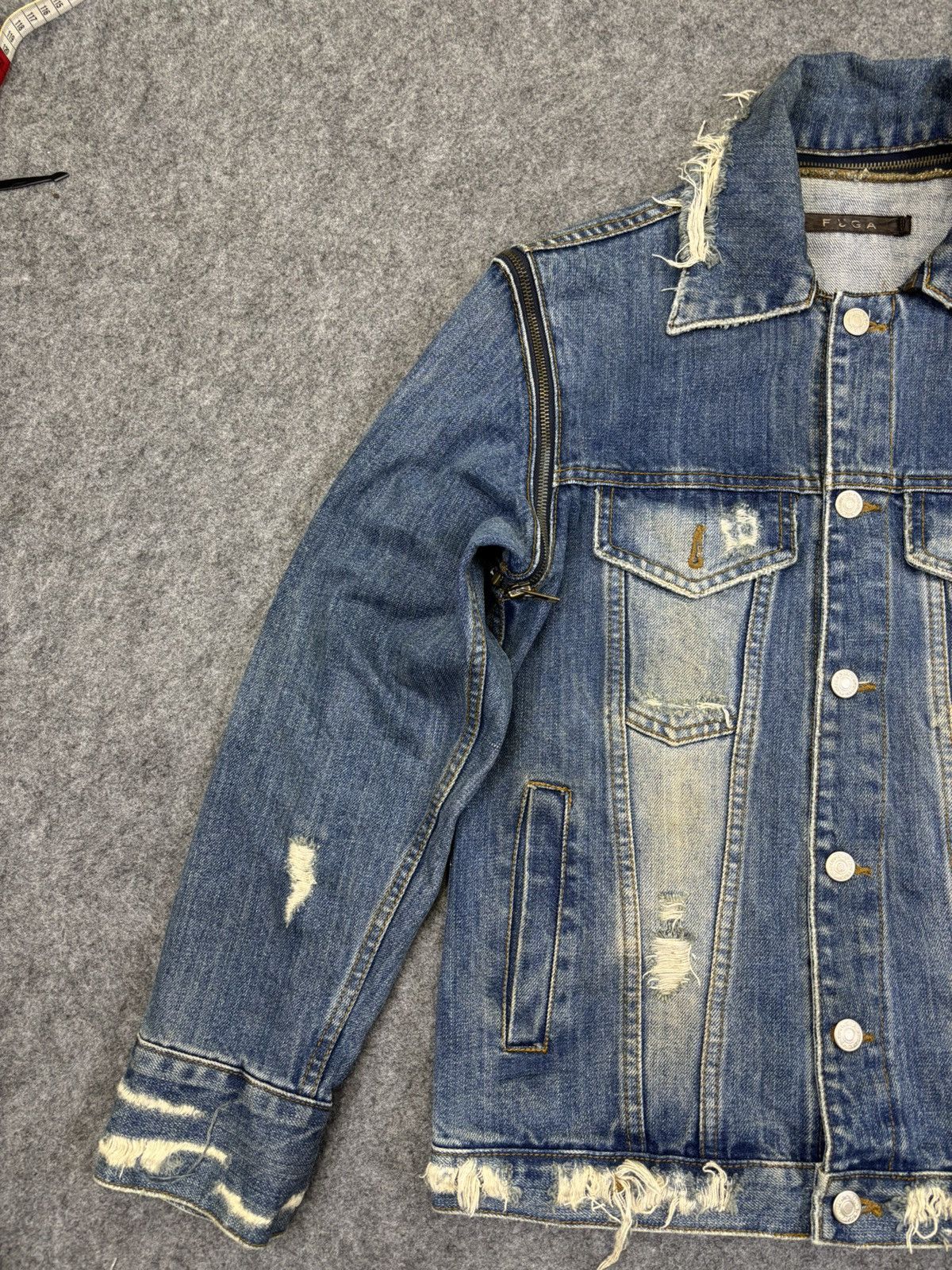 GOSTAR DE FUGA 💥Archival💥Fuga Vest X Jacket Distressed Jacket F856 Size US XS / EU 42 / 0 - 4 Thumbnail