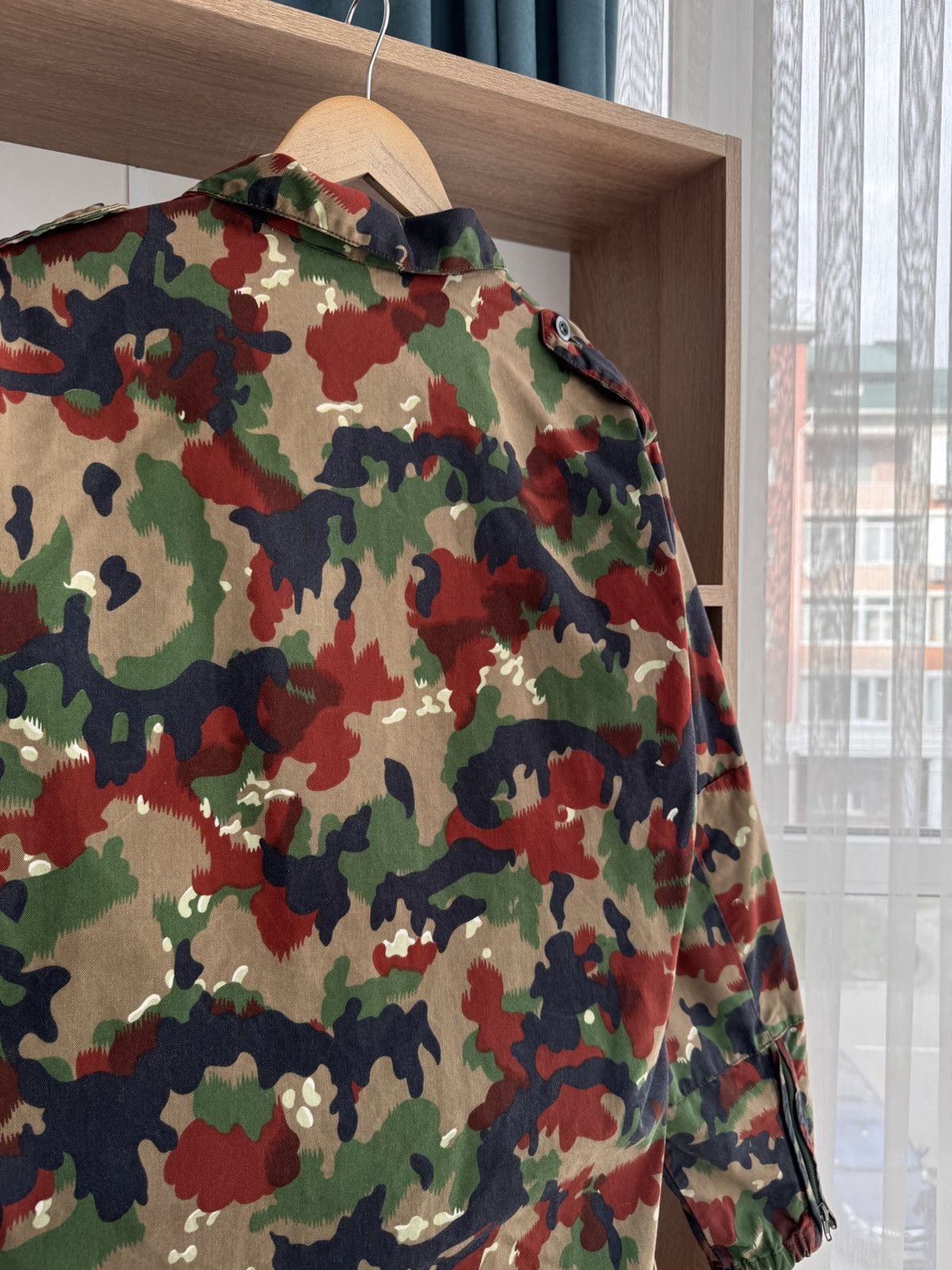 Vintage Swiss Army Military M70 Alpenflage Field RareCamouflage Jack Size US M / EU 48-50 / 2 - 13 Thumbnail