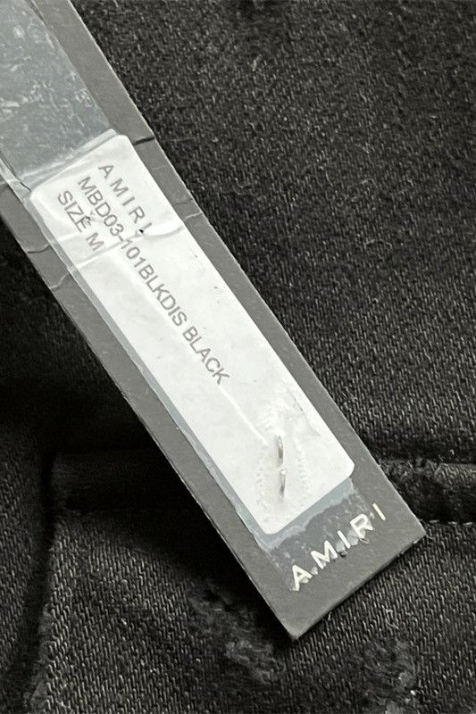 Amiri Amiri distressed black denim shirt Size US M / EU 48-50 / 2 - 17 Thumbnail
