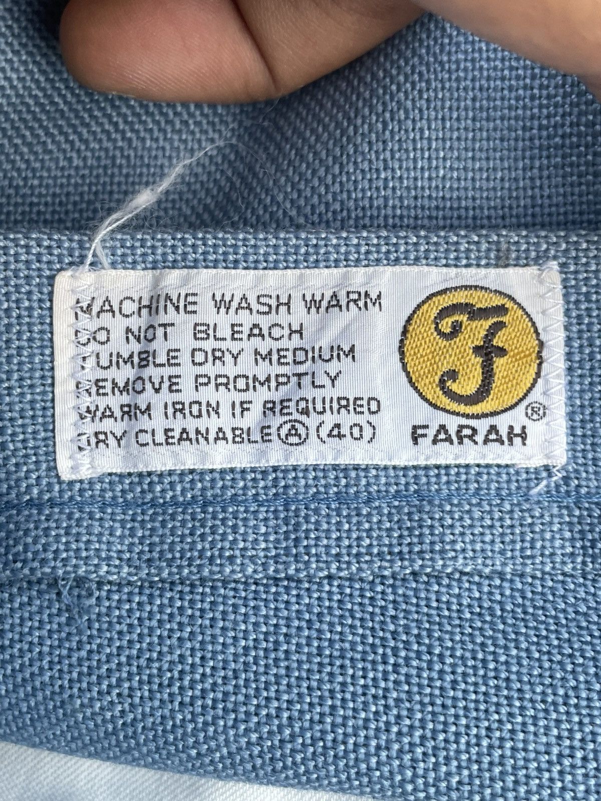 Farah Vintage 60’s Farah Mod Hopsack Kick Trouser Size US 31 - 14 Thumbnail