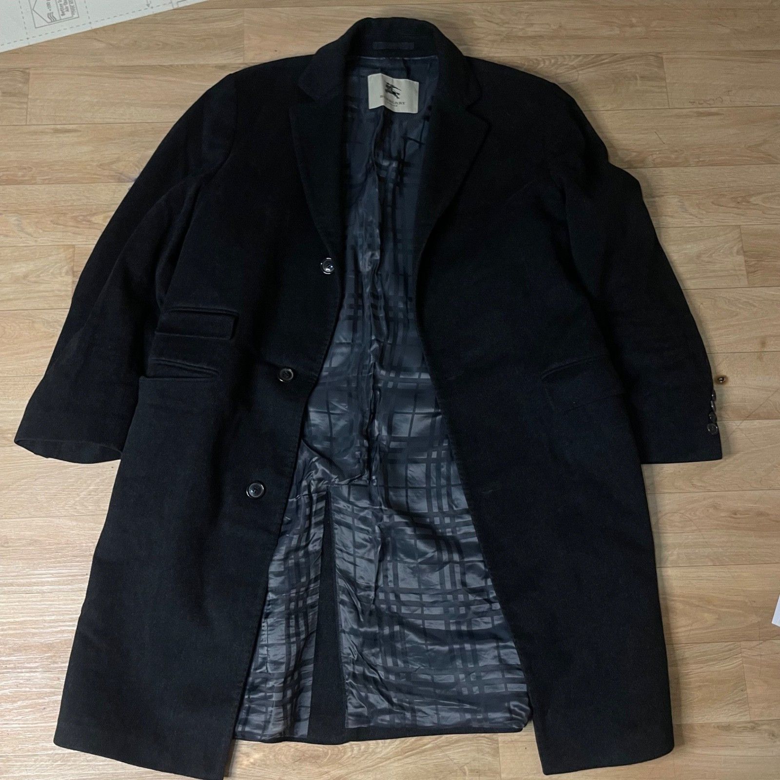 Burberry Burberry Trench Coat NOVA CHECK CASHEMERE VIRGIN WOOL Size US L / EU 52-54 / 3 - 2 Thumbnail
