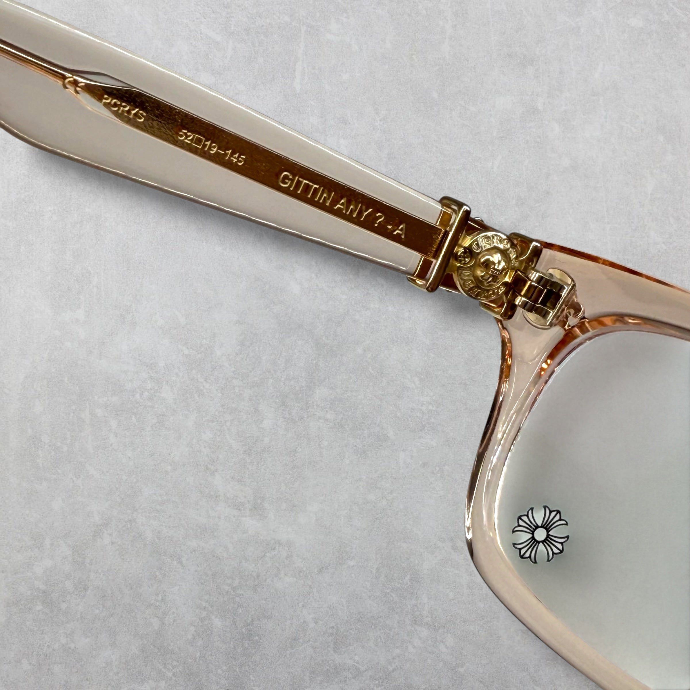 Chrome Hearts Chrome Hearts Gittin Any? Pink Crystal Glasses Size ONE SIZE - 6 Thumbnail
