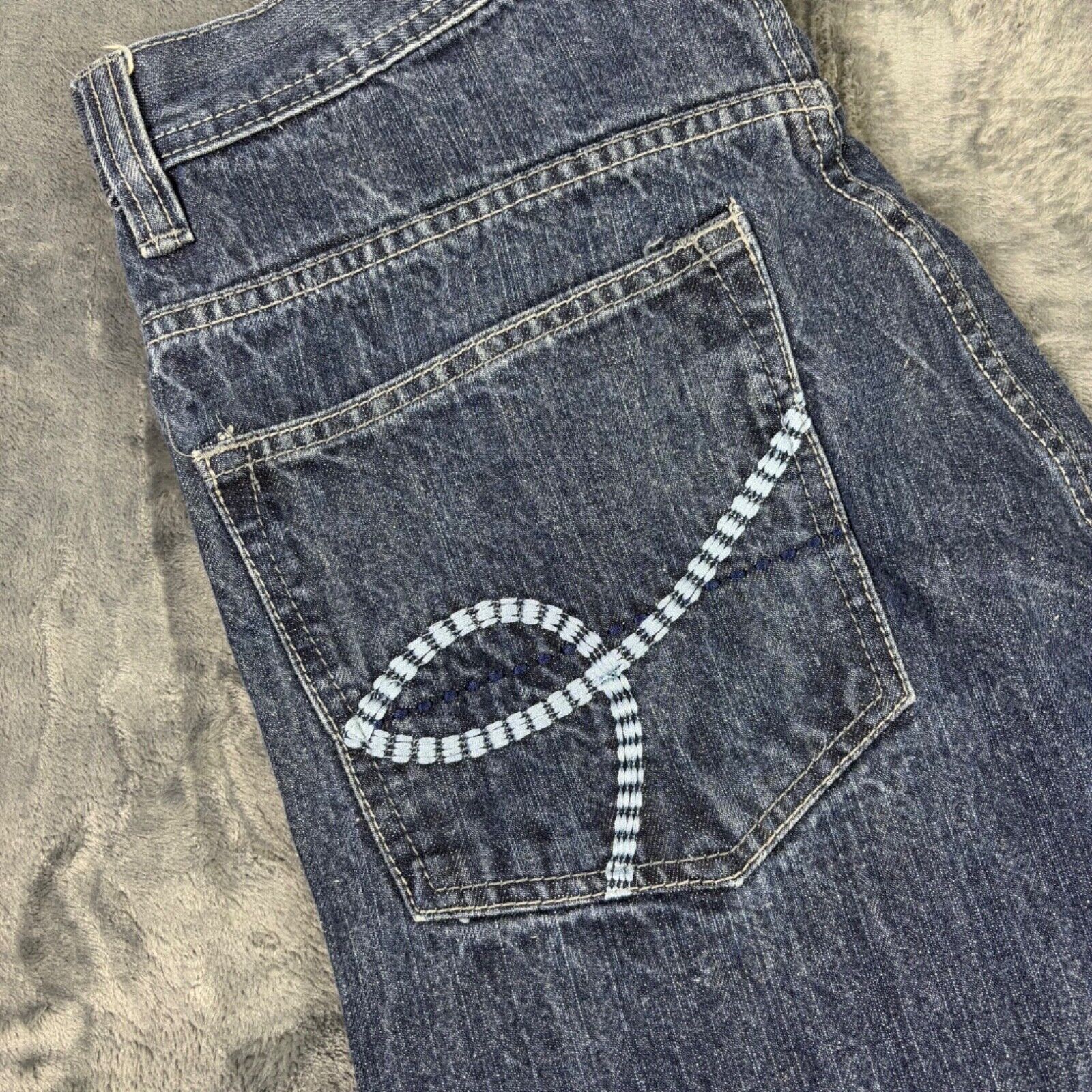 Ecko Unltd. VTG Ecko Unltd Rhino Brand Baggy Jeans 30x30 Embroidered Size US 30 / EU 46 - 6 Thumbnail