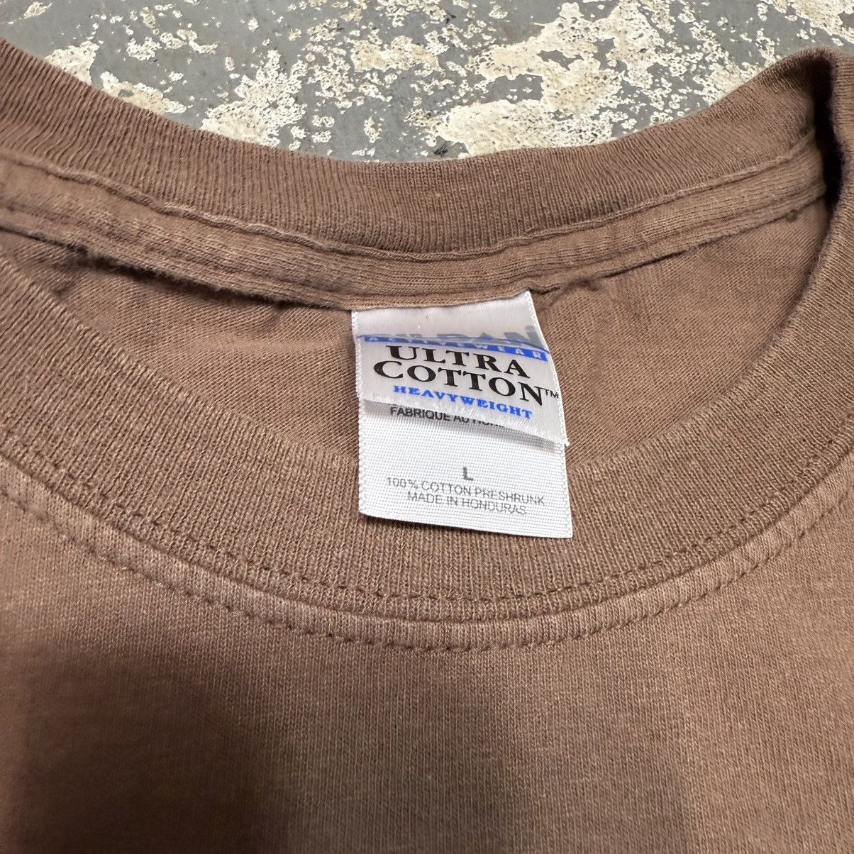 Vintage Vintage Happy Ass Seat Co. Brown New York Tshirt Size US L / EU 52-54 / 3 - 4 Thumbnail