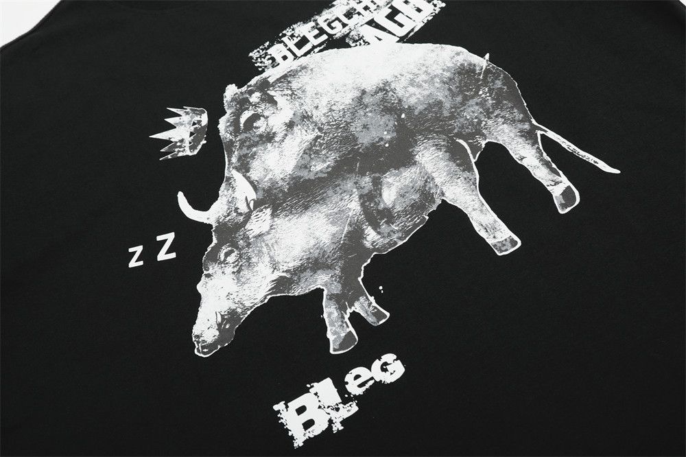 Japanese Brand × Vintage Men's loose hip-hop casual animal cow print T-shirt y2k Size US M / EU 48-50 / 2 - 4 Thumbnail