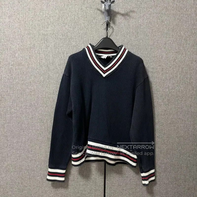 Thom Browne Thom Browne Navy Cotton Men's Sweater . Size US M / EU 48-50 / 2 - 1 Thumbnail
