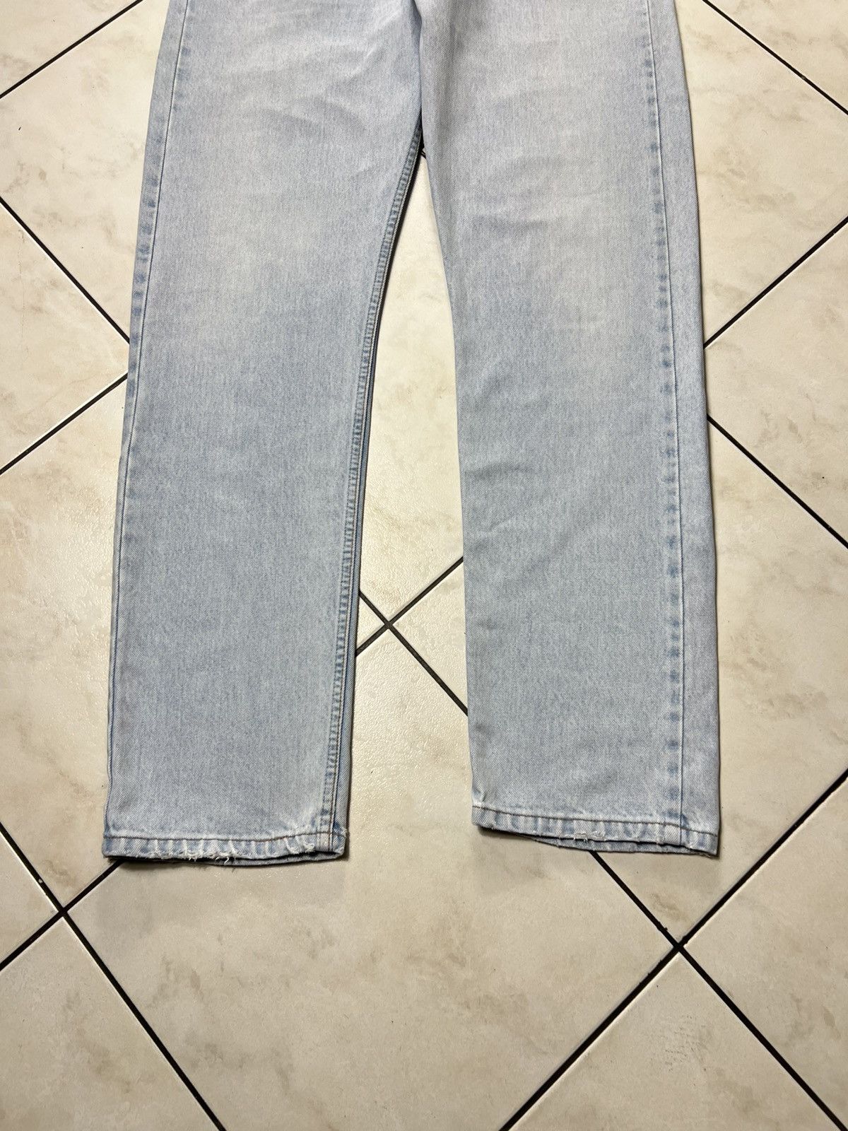 Levi's Vintage 90s Levi’s 615 02 orange tab jeans baby blue denim Size US 38 / EU 54 - 5 Thumbnail