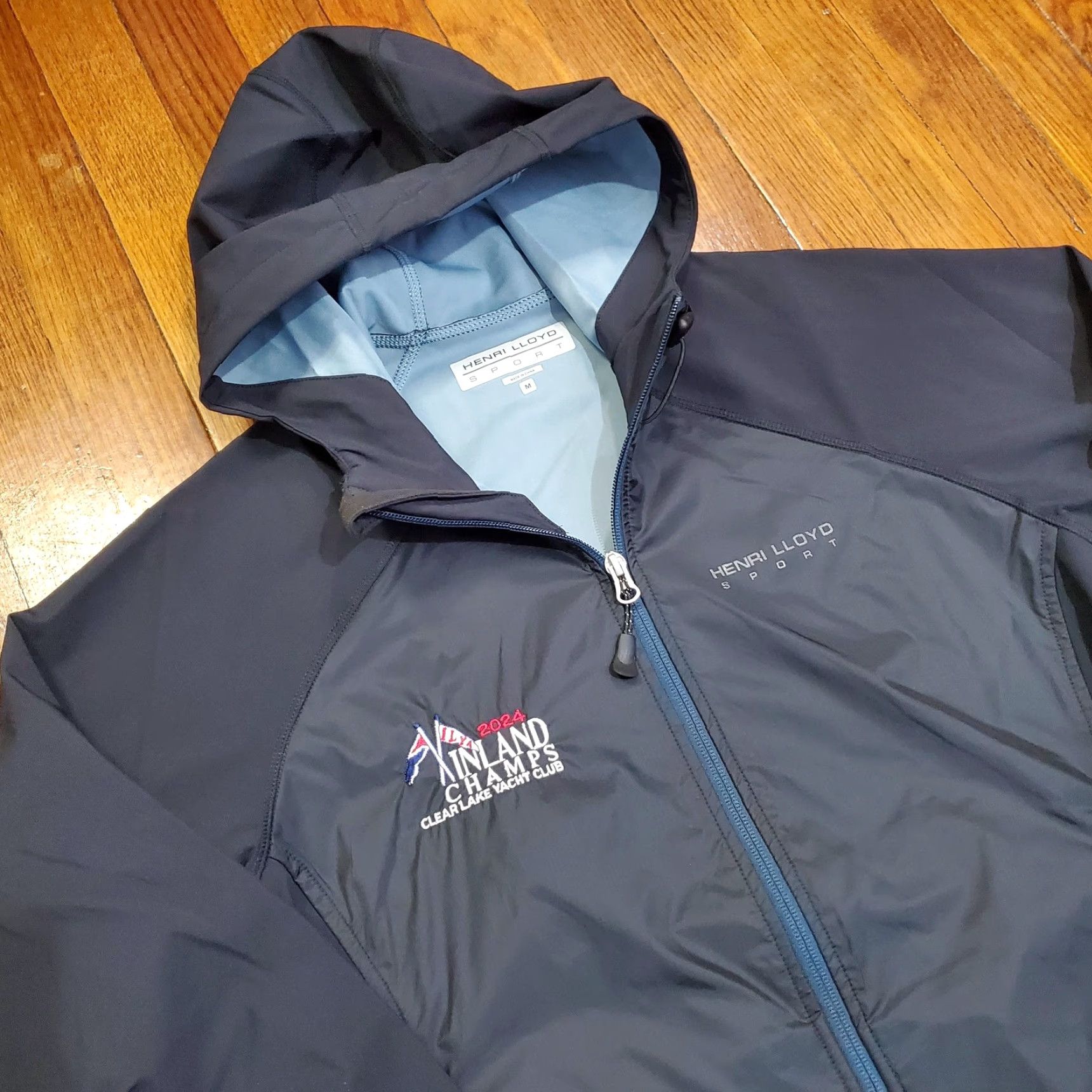 Henri Lloyd Henri Lloyd Sport Jacket Mens M Blue Hooded Full Zip Windbreaker Yacht Club Size US M / EU 48-50 / 2 - 3 Thumbnail