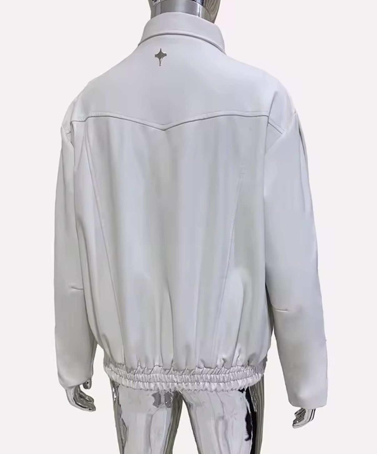 Leather Punk Streetwear PU Leather Designer Zipper Jacket Size US XL / EU 56 / 4 - 3 Thumbnail