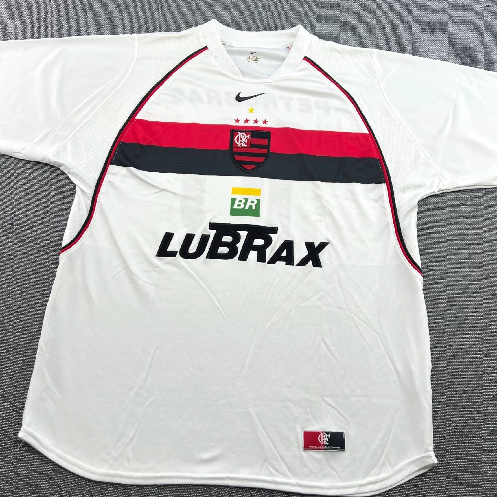 Nike Nike Flamengo 2002 2003 Away Jersey Football Mens XL White Size US XL / EU 56 / 4 - 3 Thumbnail
