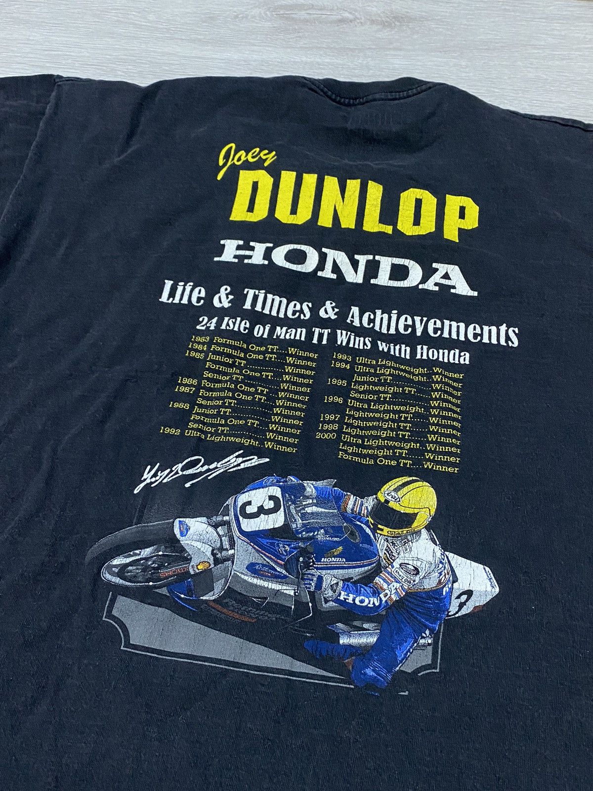 Honda Honda Dunlop Isle of Man vintage t-shirt Size US XL / EU 56 / 4 - 7 Thumbnail