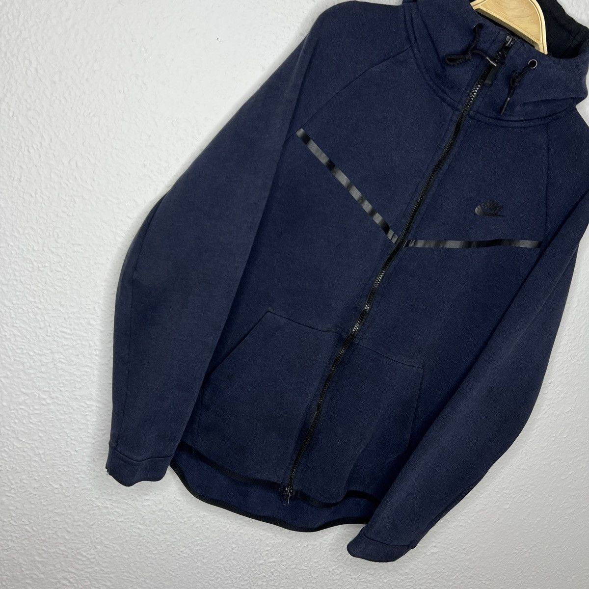 Nike Nike Tech Fleece Hoodie Dark Navy Jacket Zip Size US L / EU 52-54 / 3 - 2 Thumbnail