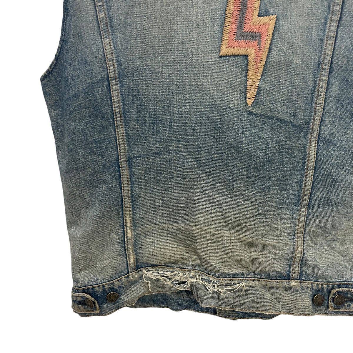 Levi's Vintage Levis Big E Embroidery Logo Sleeveless Denim Jacket Size US M / EU 48-50 / 2 - 4 Thumbnail