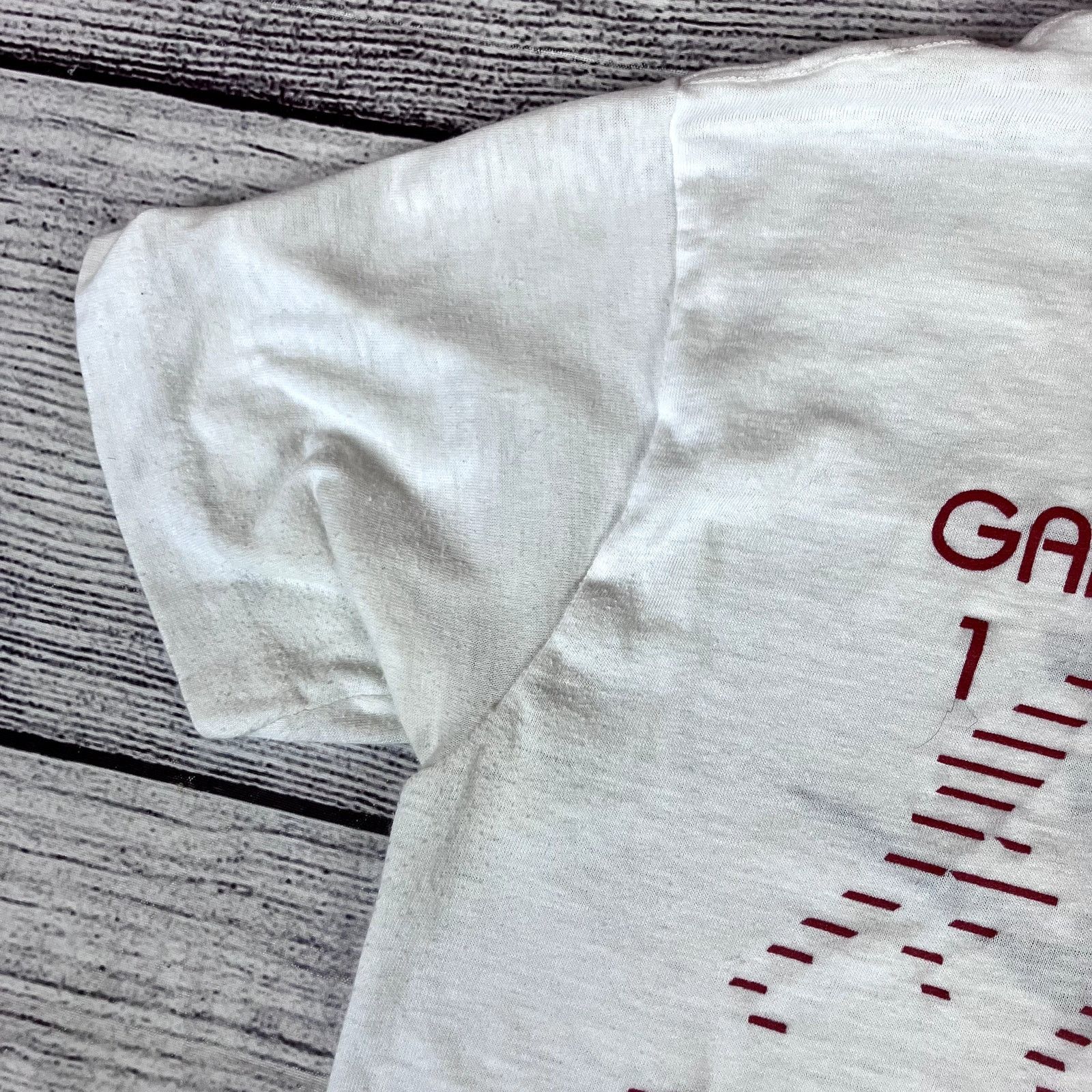 Nike × Vintage Vintage 1981 Nike Garden Tune Up Marathon T-shirt Size US S / EU 44-46 / 1 - 6 Thumbnail