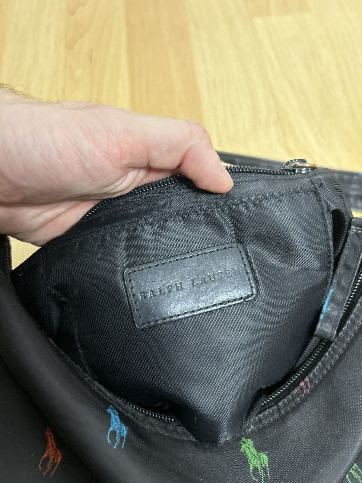 Polo Ralph Lauren × Ralph Lauren × Vintage Polo Ralph Lauren monogram bag Size ONE SIZE - 2 Thumbnail