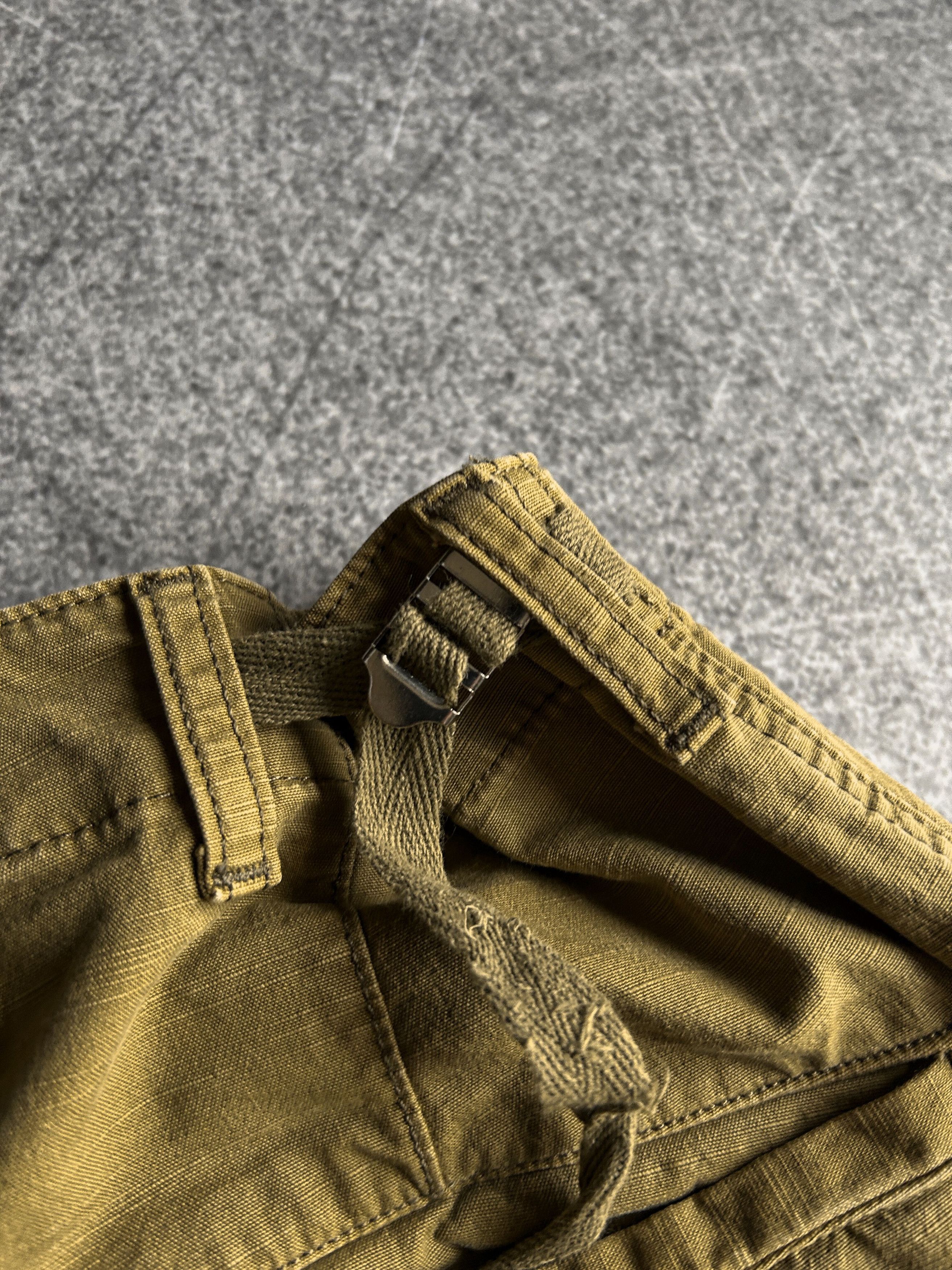 Japanese Brand VTG Rick Owens Junya Watanabe Style Washed Cargo Jeans 90s Size US 34 / EU 50 - 7 Thumbnail