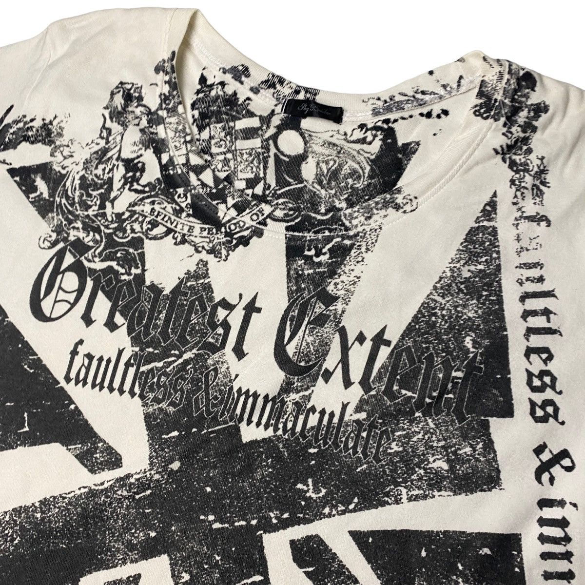 Hysteric Glamour 2000's Sky Bomber Poem Brit Flag Tattoo Shirt Size US M / EU 48-50 / 2 - 4 Thumbnail