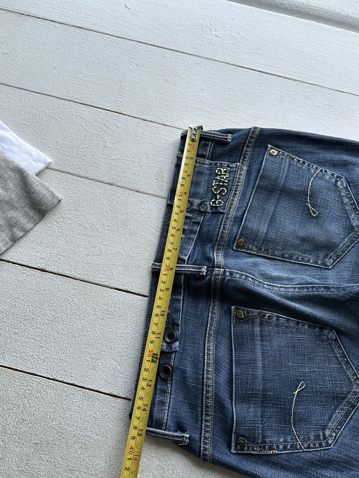 G-Star VNTG🚨G STAR RAW Jeans Low Rise Washed Distressed Denim y2k Size 30" / US 8 / IT 44 - 15 Thumbnail