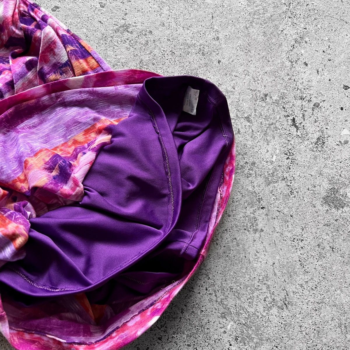 Designer Gina Bacconi Womens Purple Pink Printed Knee Length Dress Size S / US 4 / IT 40 - 5 Thumbnail